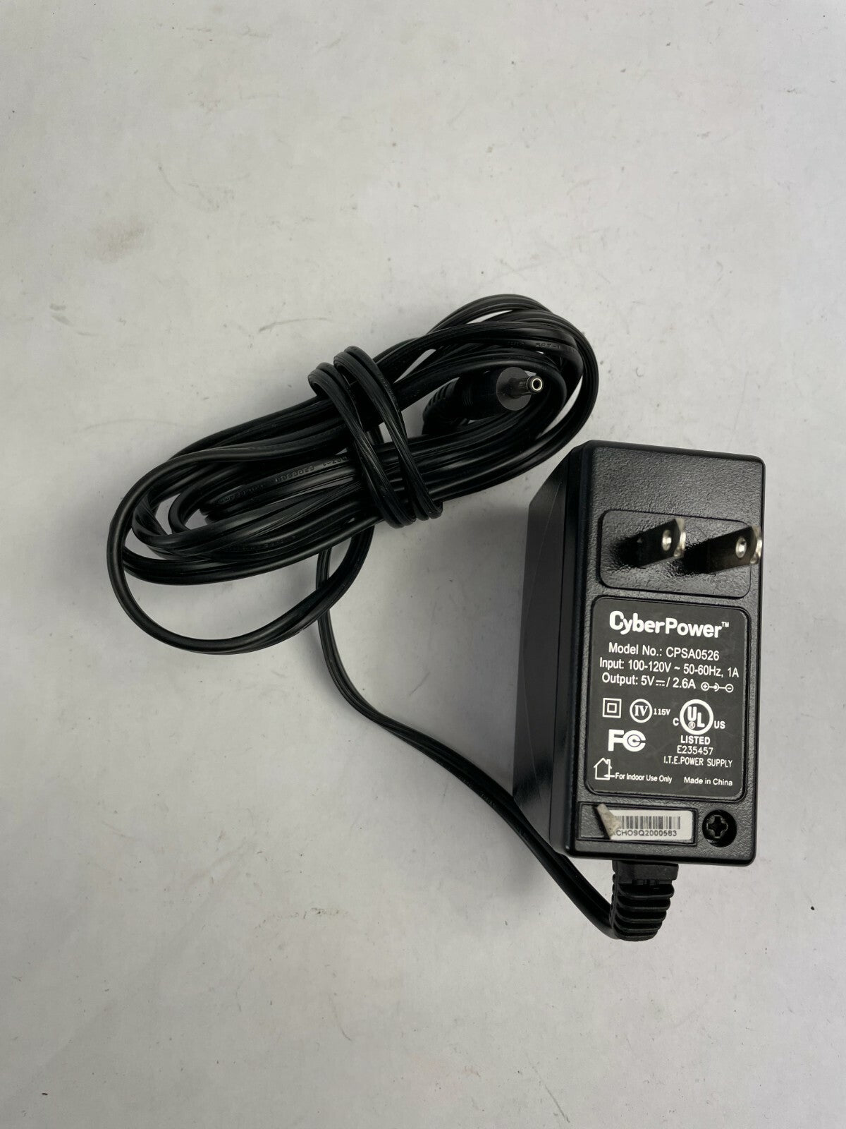 Genuine CyberPower CPSA0526 Output 5 V 2.6 A Power Supply Adapter A77