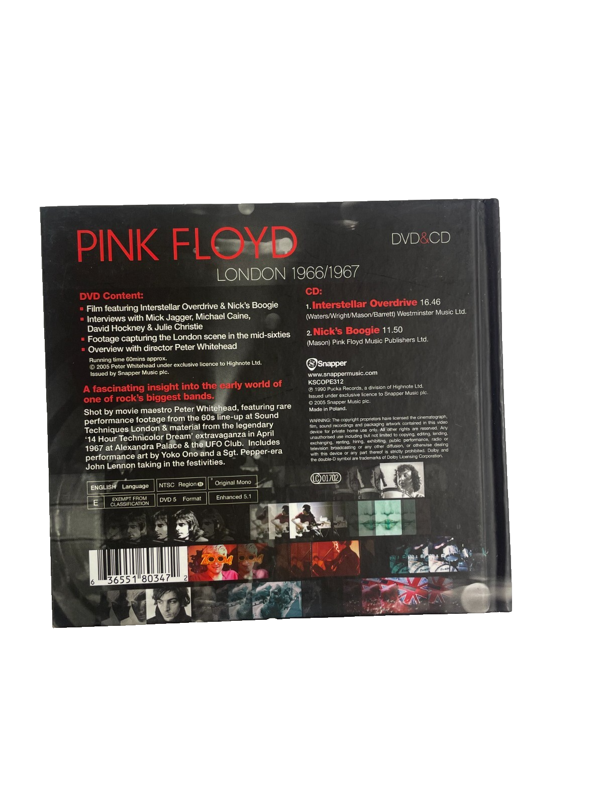 Pink Floyd London 1966/1967 Syd Barrett Nick Mason Roger Waters CD#10