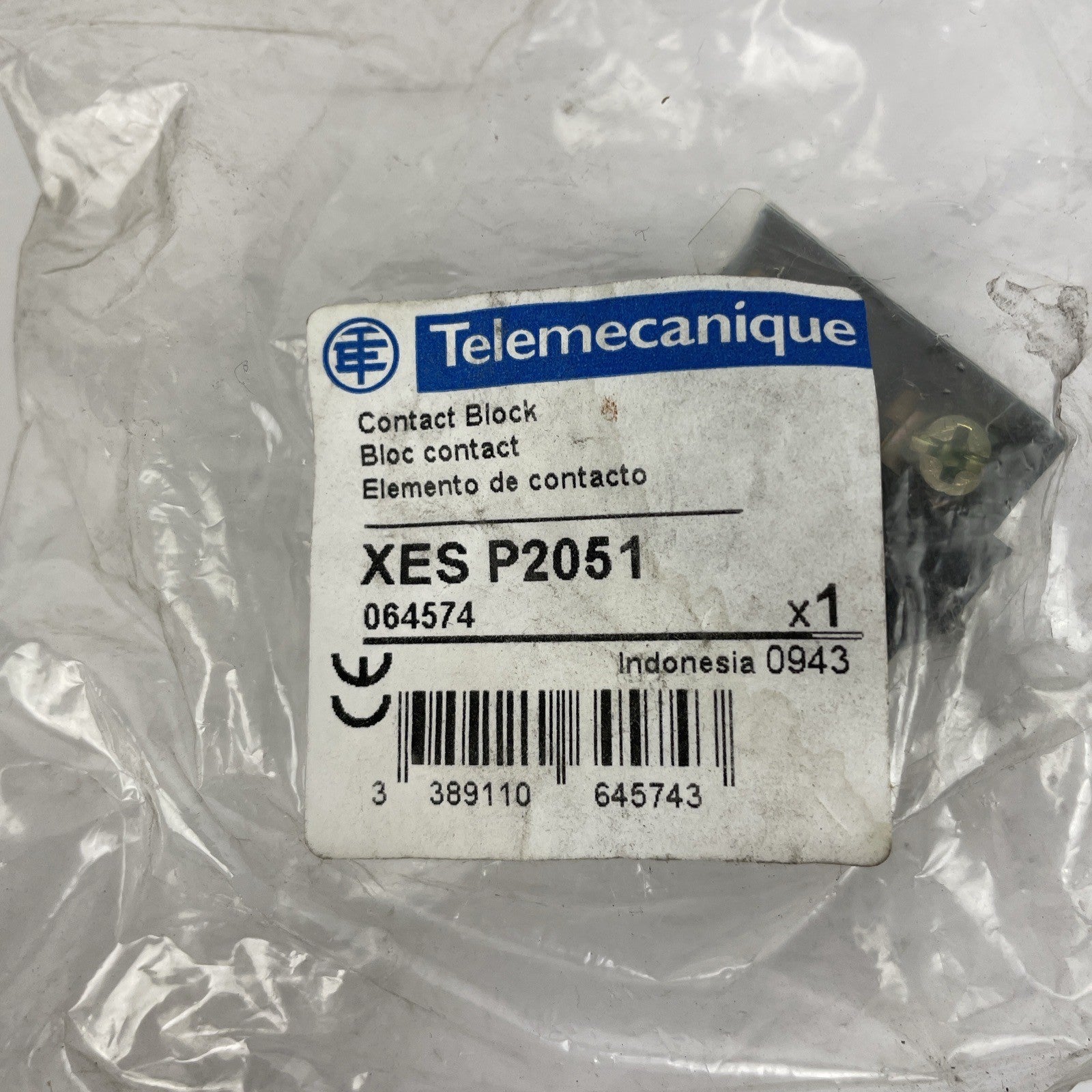 OEM NOS TELEMECANIQUE XESP2051 XES P2051 CONTACT BLOCK NSMP