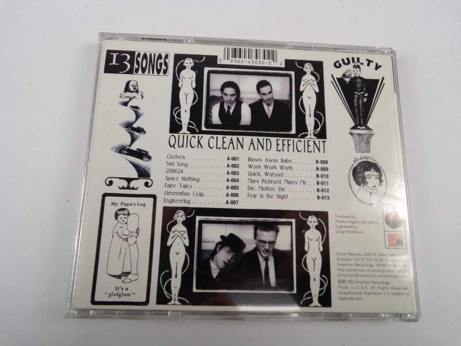 Stiffs Inc Nix Nought Nothing Chelsea Sad Song Engineering 250624 CD#37