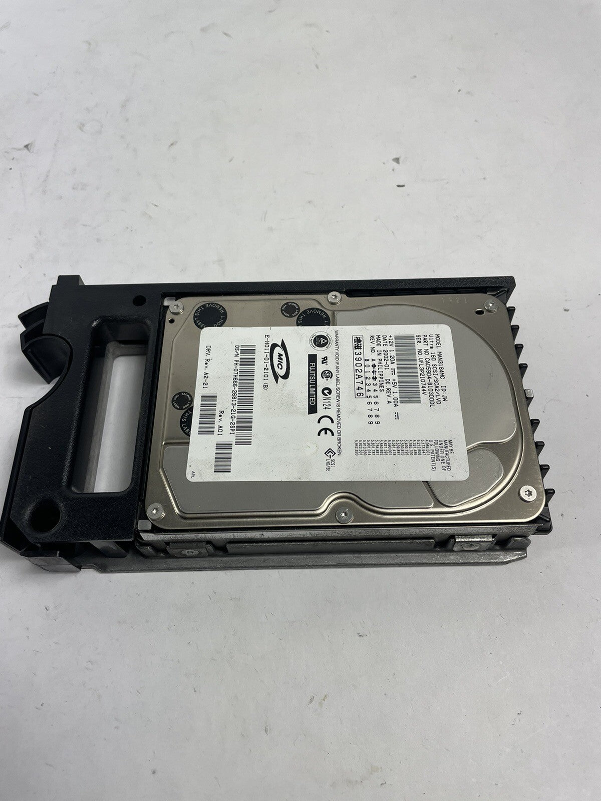 FUJITSU MAN3184MC 18.4Gb 10000Rpm 8Mb Buffer 80Pin Ultra160 Scsi 3.5" HDD server