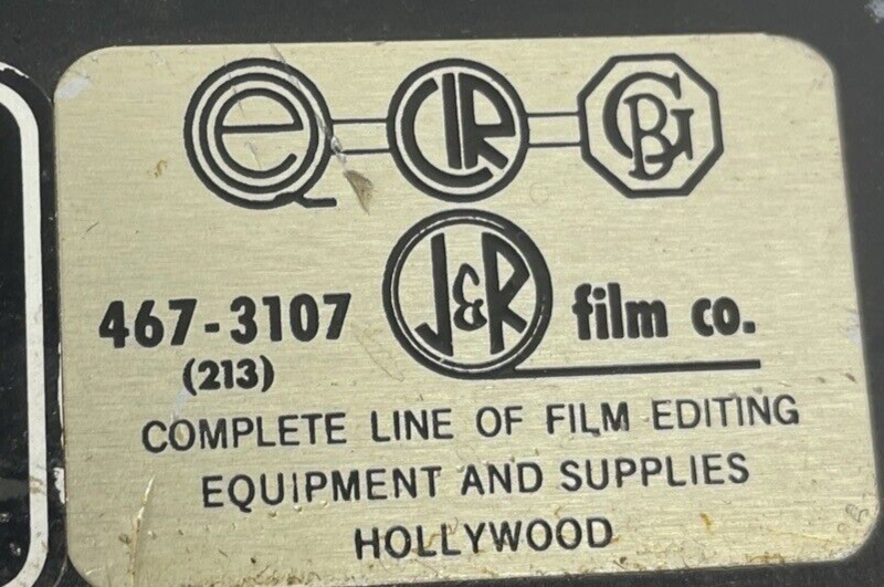 VINTAGE QTS EDIQUIP HOLLYWOOD CUT FILM SPLICER as is for parts or repair LOOK