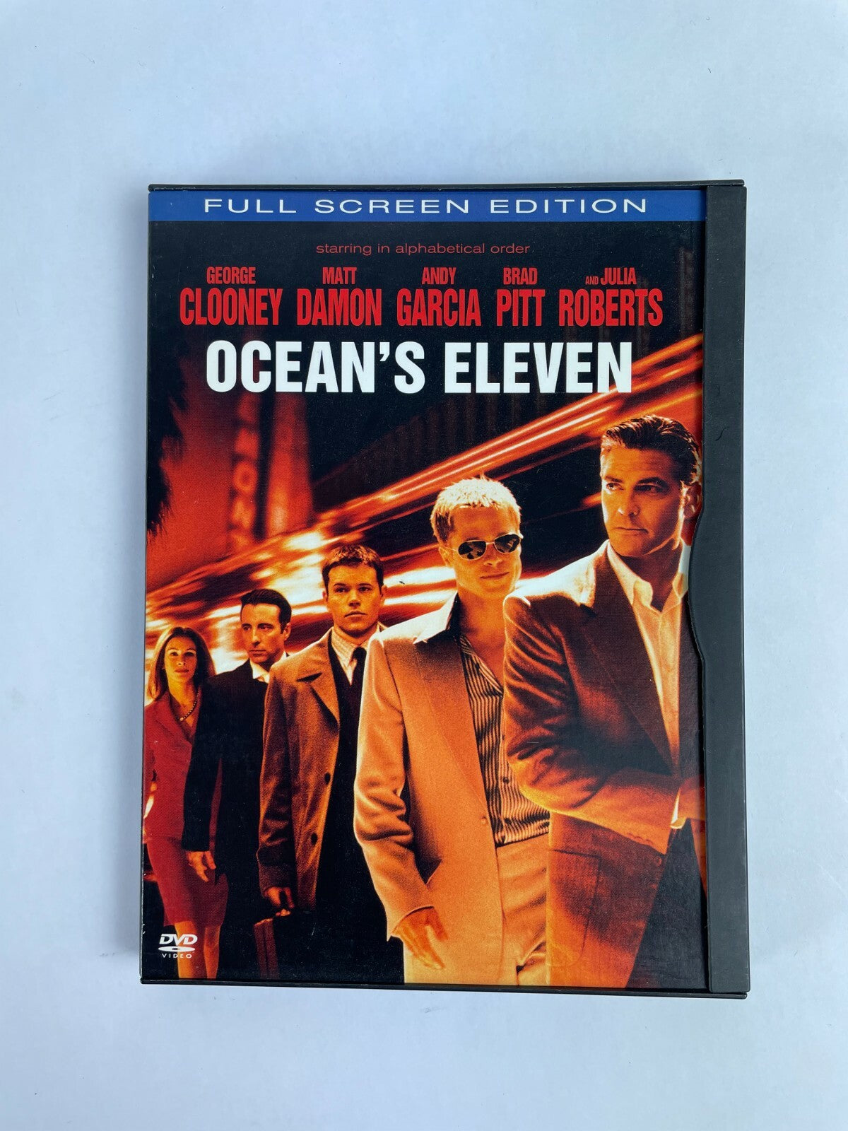 Full Screen Edition Ocean's Eleven George Cloony Matt Damon Andy Garcia Disc Q11