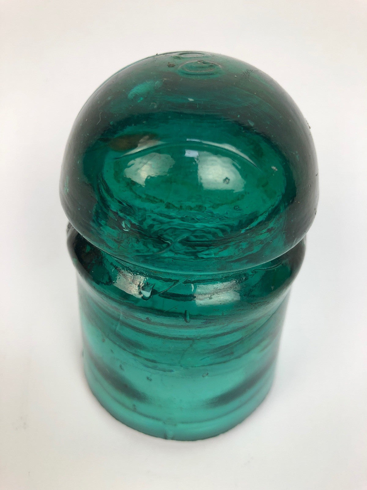 Green CD 126 Brookfield "Blobtop" Telegraph Insulator - FSTSHP