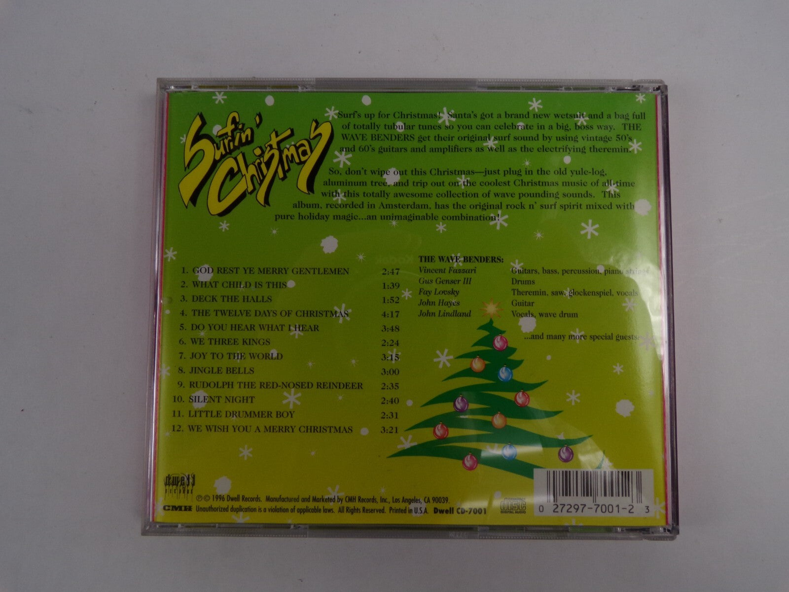 Surfin' Christmas Deck The Halls Jingle Bells Silent Night We Three KIngs CD#41