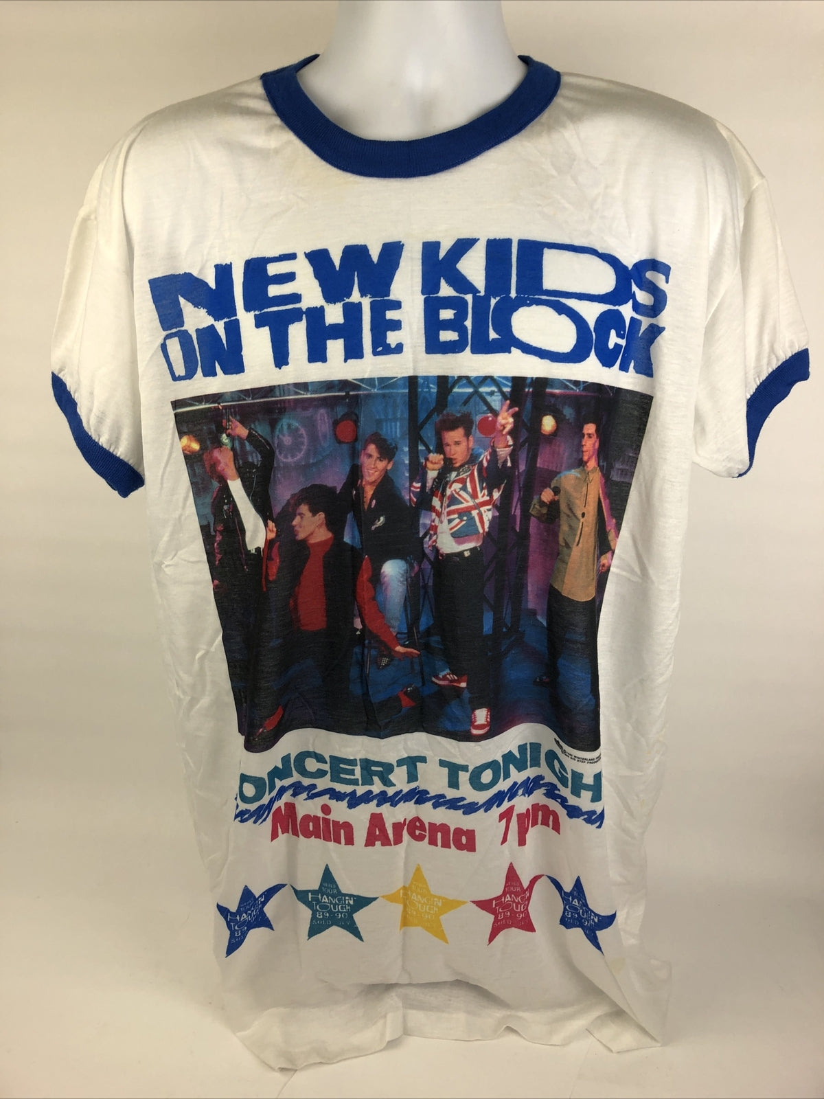 New Kids on the Block NKOTB Nightshirt Rock Nites Sleepwear 89-90 Hangin' Tough