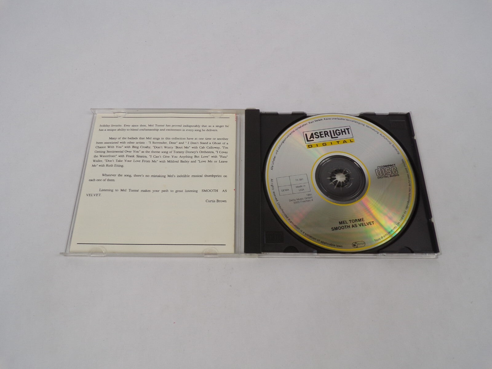 Mel Torme Smooth As Velvet One Morning In May Dont Worry About Me Prelude CD#63