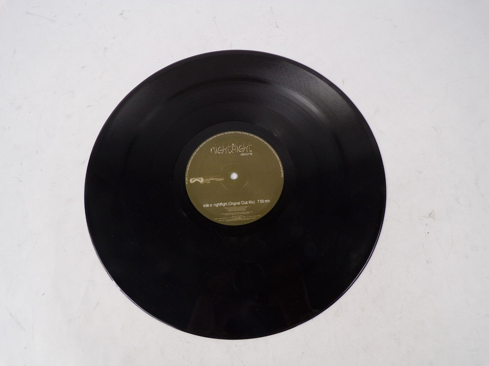 NightFlight Desire Original Club Mix Tom Porcell Remix Vinyl Record
