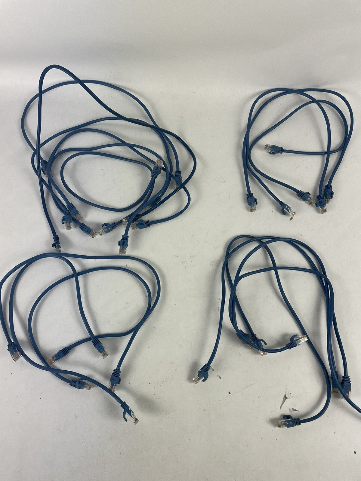 Lot of 16: 2 FT CAT5E CAT5 RJ45 ETHERNET CABLE LAN NETWORK PS3 XBOX