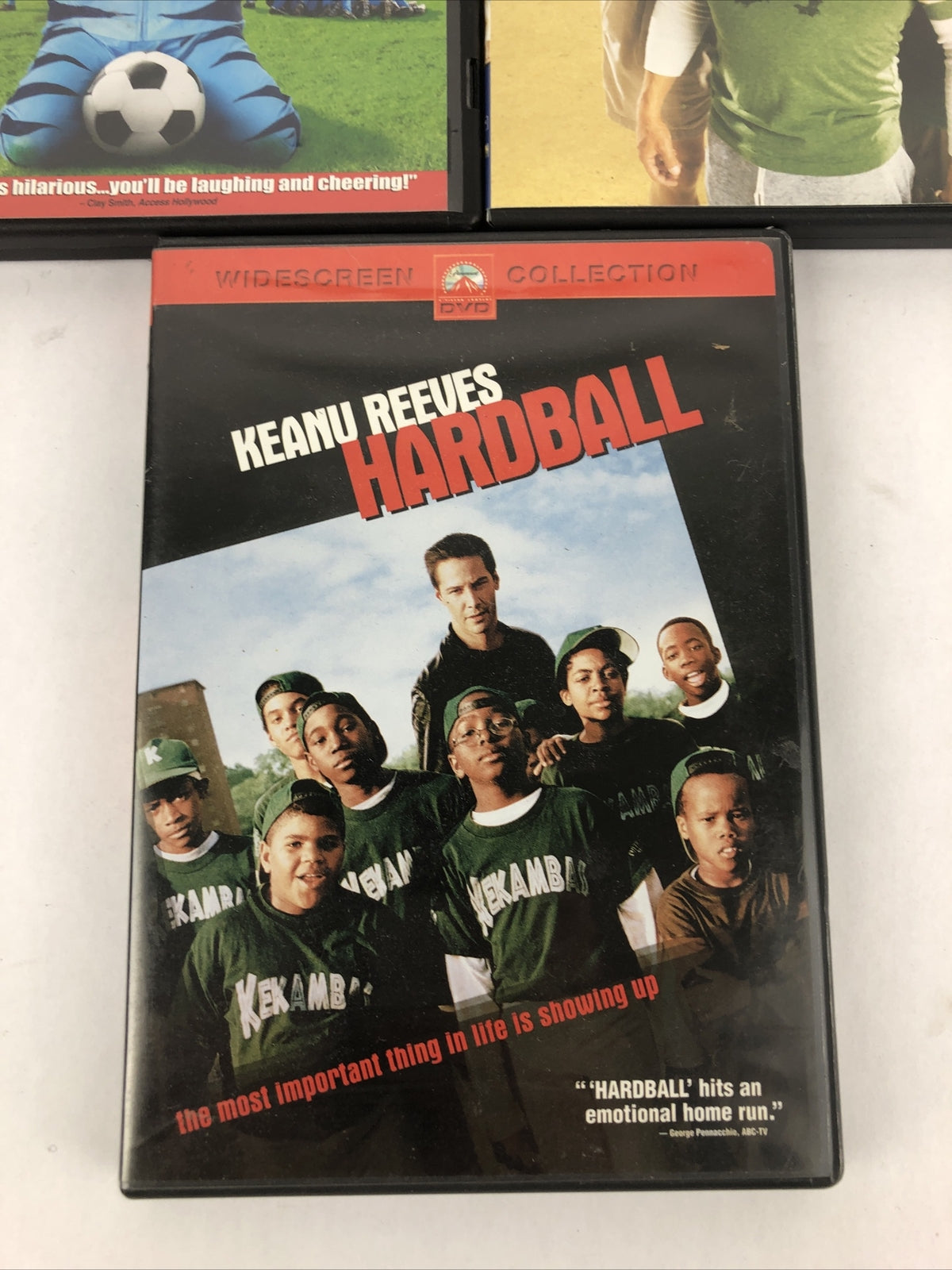 Lot of 3 Silly Funny Sports Movies (DVD) Bundle Benchwarmers Kicking & screaming