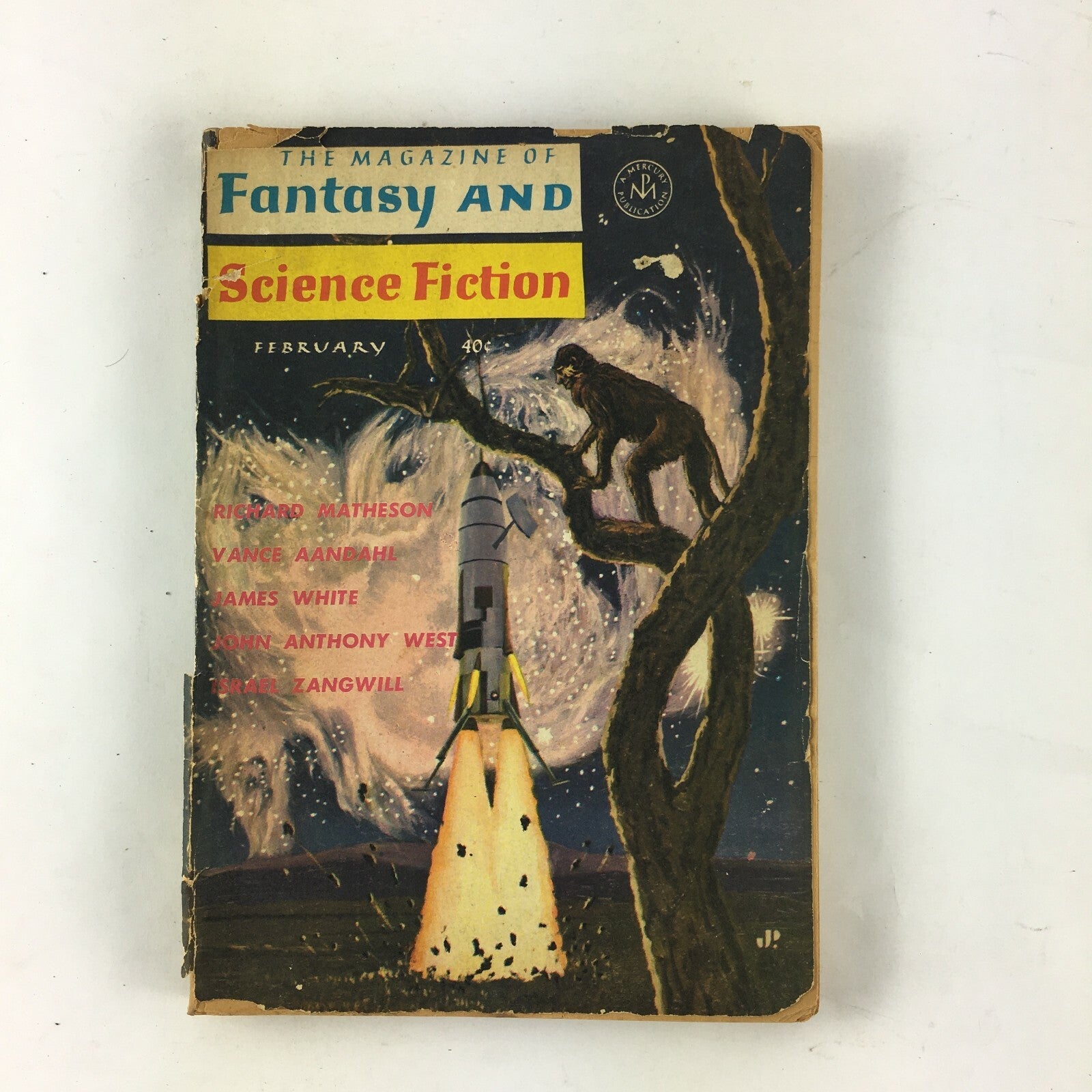 February Fantasy&Science Fiction Magazine Richard Matheson Vance Aandahl James
