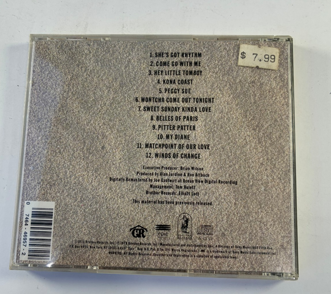The Beach Boys M.I.U. Album CD Remastered Caribou Epic Records ZK 46957