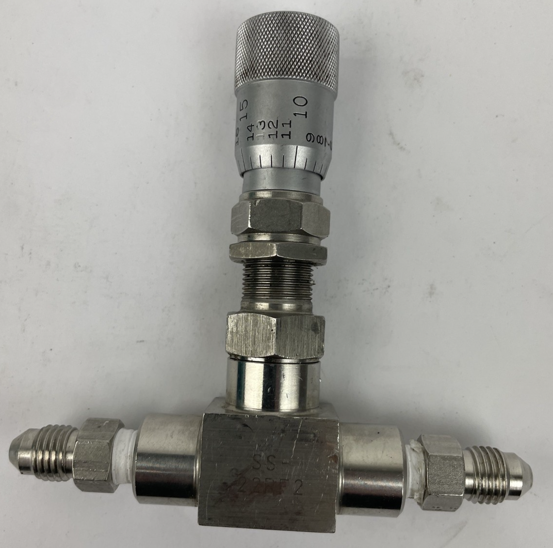 OEM Swagelok Whitey SS-22RS4 High Precision Metering Needle Valve 316 Stainless