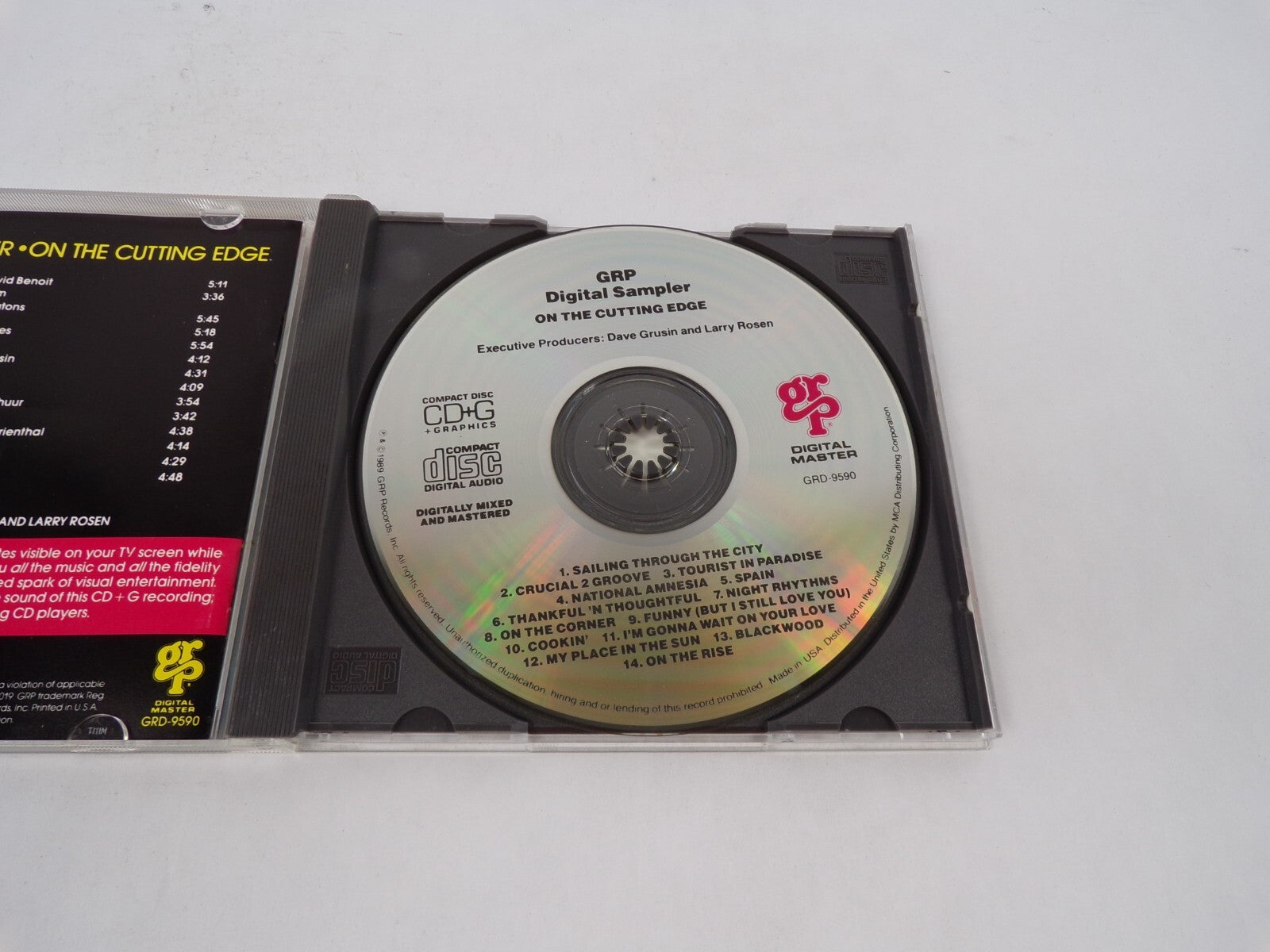 GRP Digital Sampler On The Cutting Edge Sailing Through The City Crucial CD#69