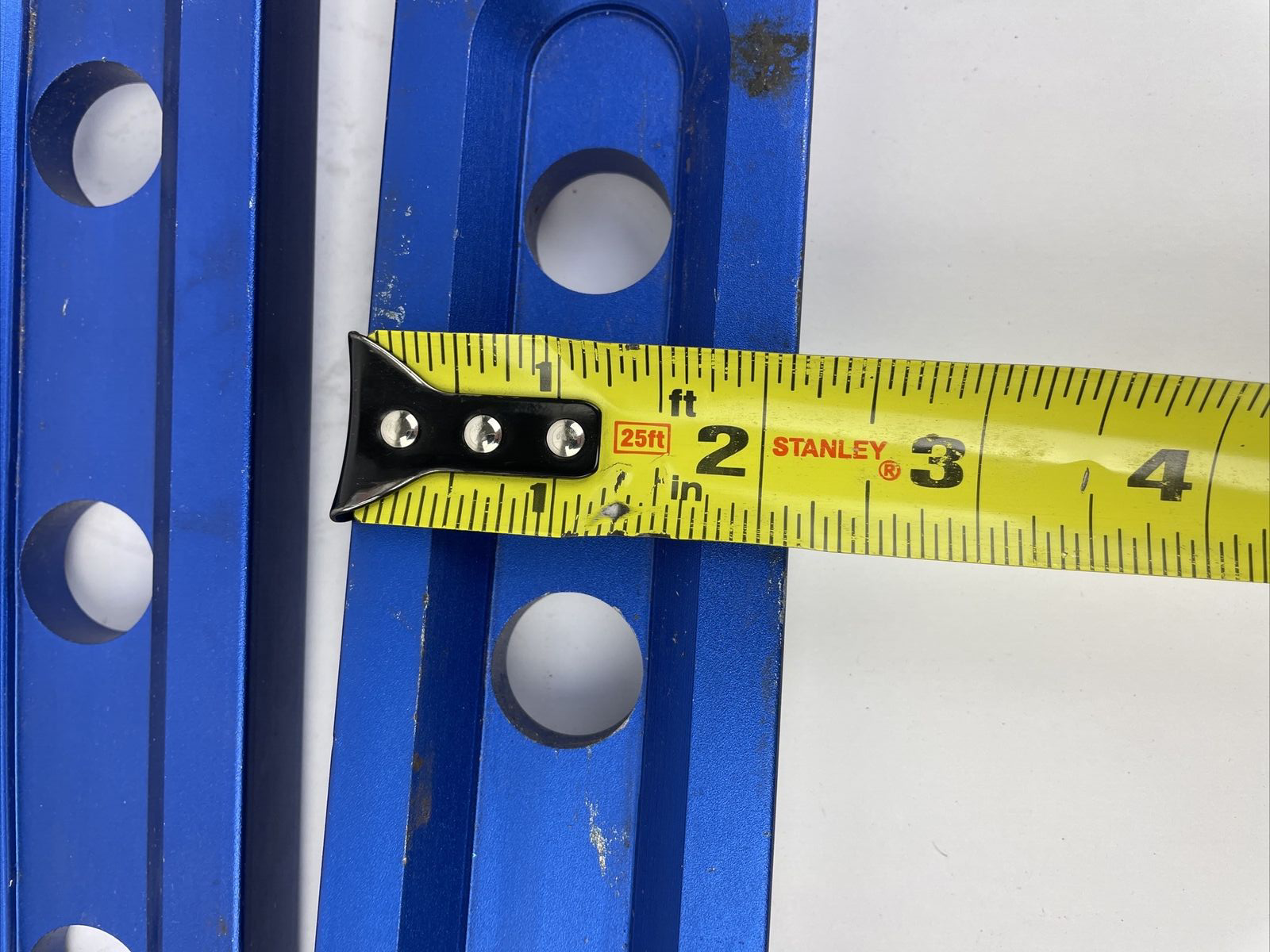 Megan Racing rear control arm bar blue