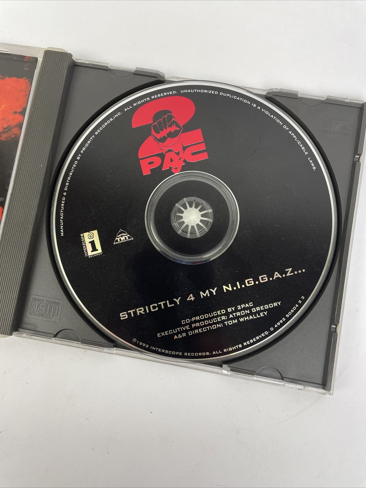 2 Pac Shacur : Strictly 4 My Niggaz CD Digital Audio CD Interscope Records #1