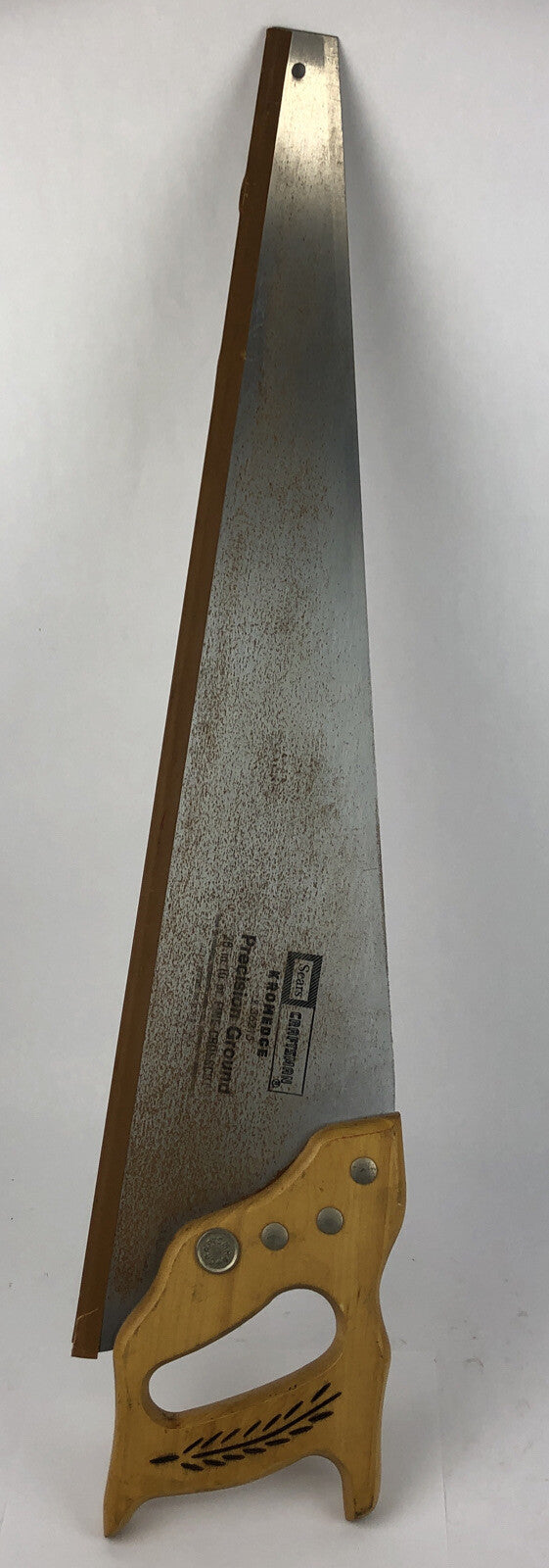 NOS Craftsman Kromedge 36215 Hand Saw 10pt Fine Crosscut 26" Blade 1979