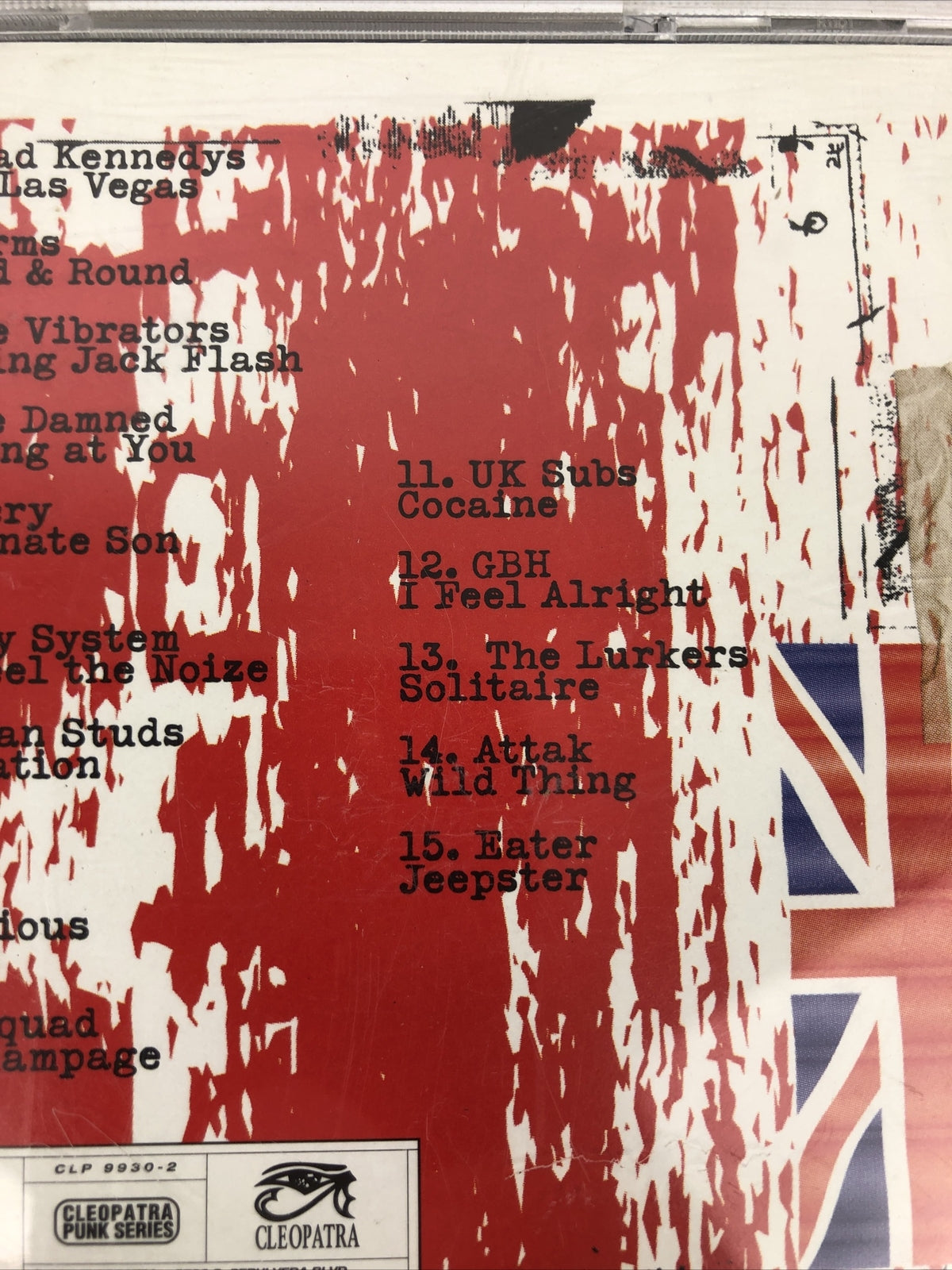 Cleopatra Punk Series "Punk Undercover" Mixed CD Dead Kennedy's GBH UK Subs +++