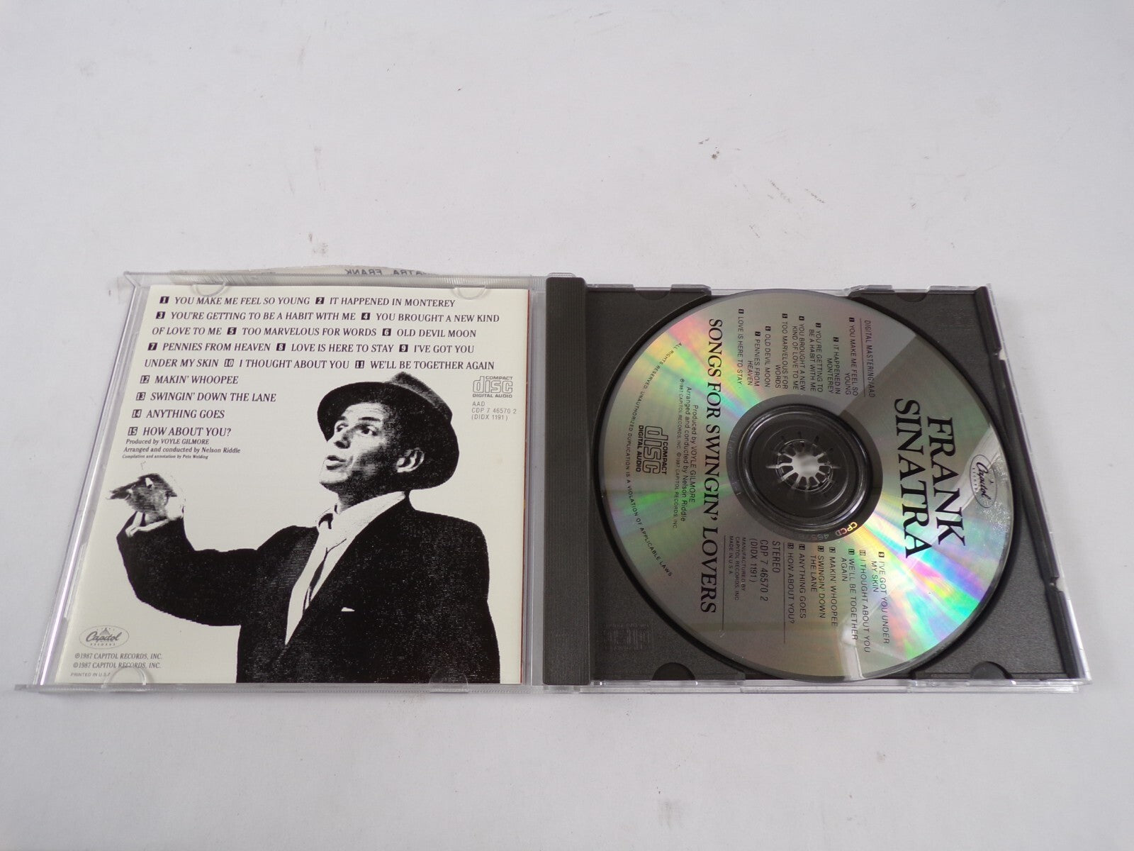 Frank Sinatra Swingin'Lovers! You Make Me Feel So Young Makin Whoopee CD#39