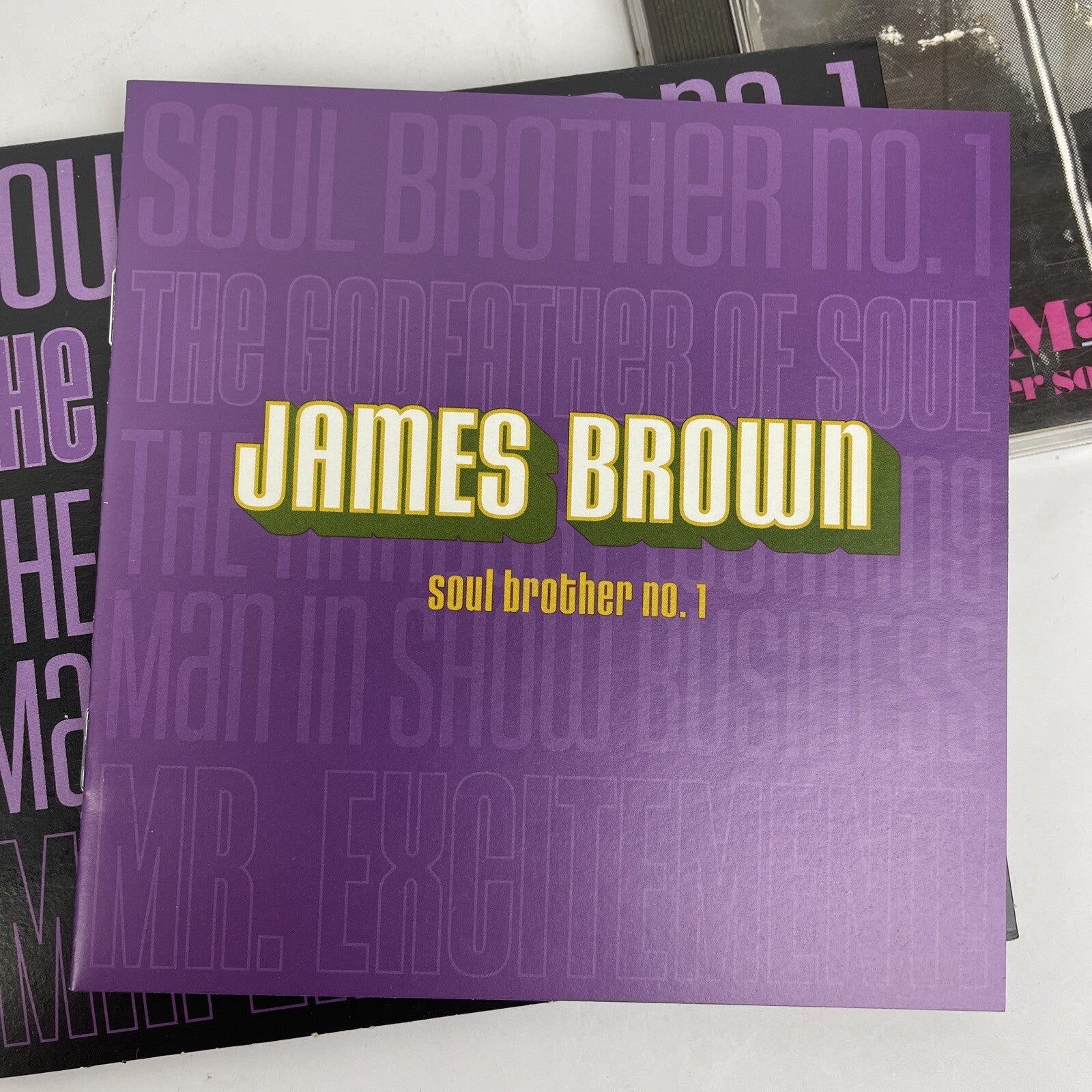 Lot of 2 x James Brown "The CD of JB" + Soul Brother Vol. 1 Digital Audio CD #1