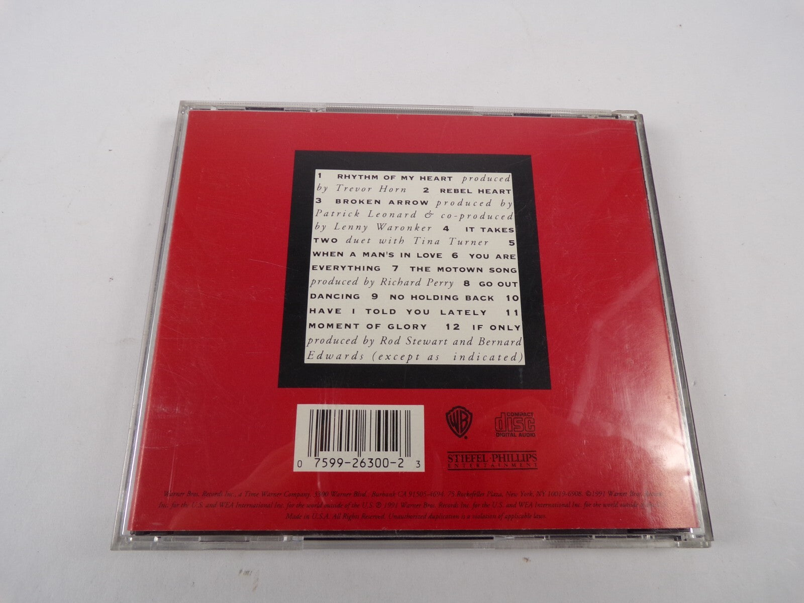 Rod Stewart Vagabond Heart Rhythm Of My Heart It Takes Two If Only CD#35
