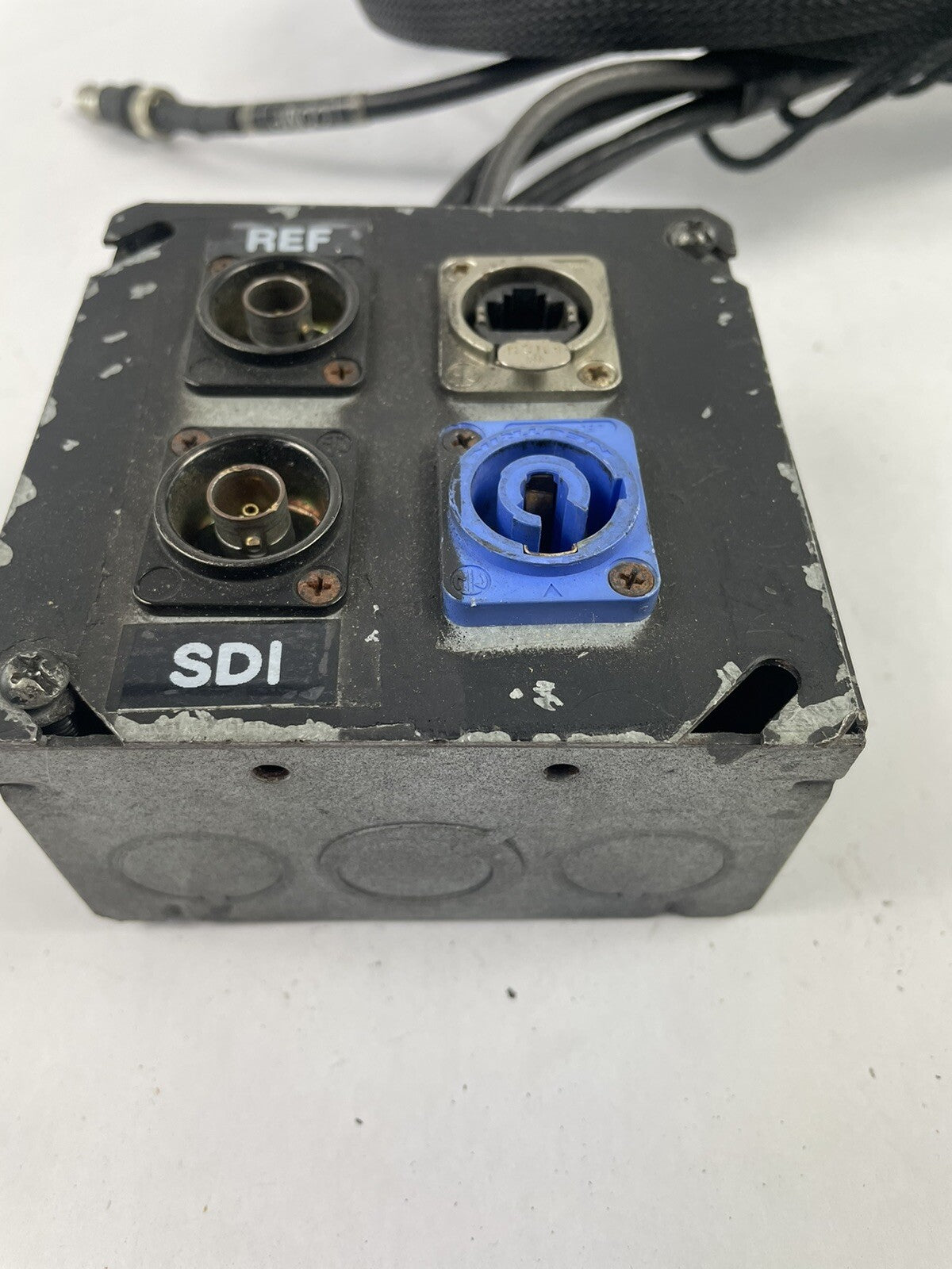 Breakout box Audio Snake 4 inputs Neutrik powerCON 20A EtherCon RJ45 BNC #C