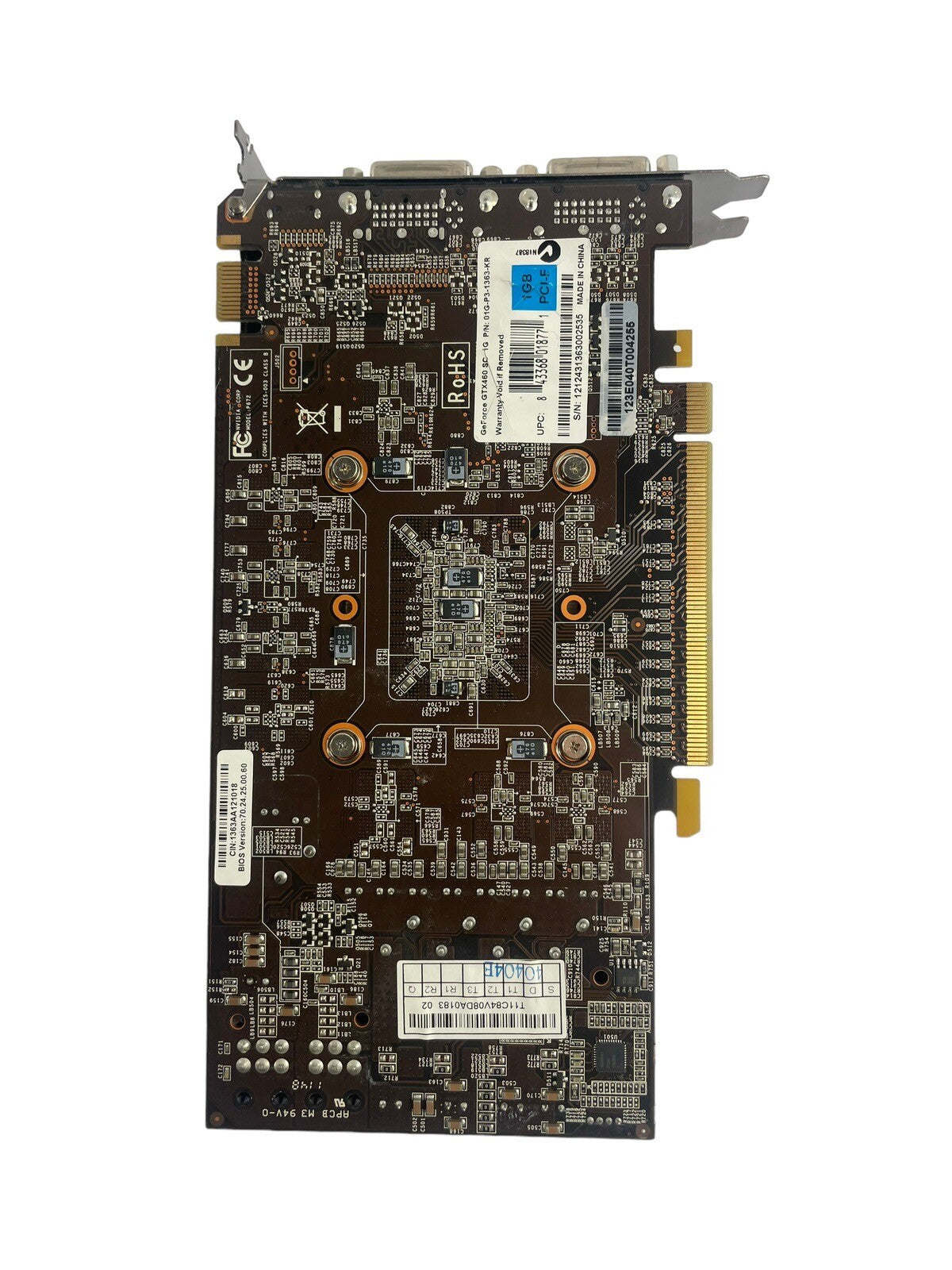 EVGA 01G-P3-1363-KR GeForce GTX 460 1GB GDDR5 Dual DVI Video Card