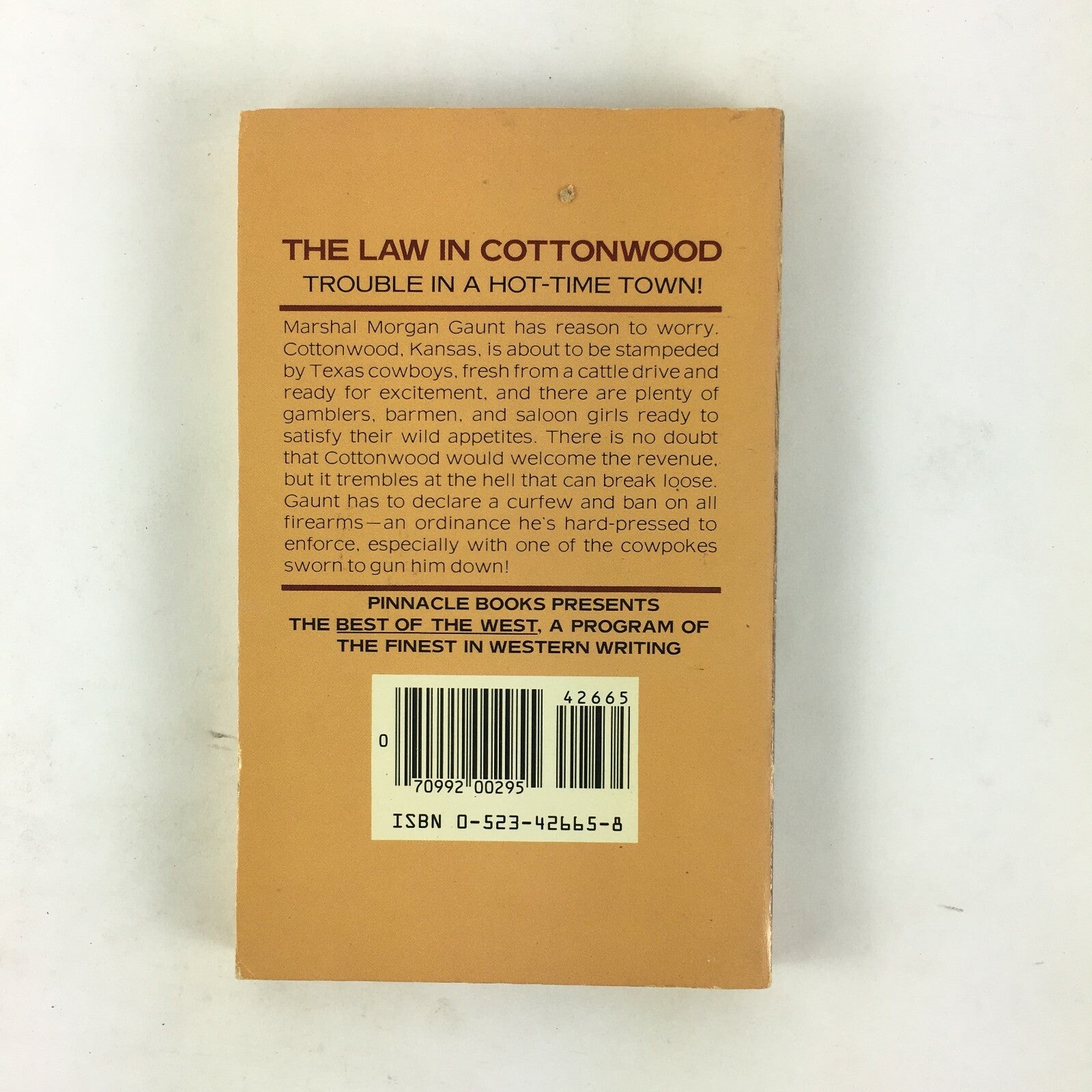 Lewis B.Patten Best of the West The Law in Cottonwood