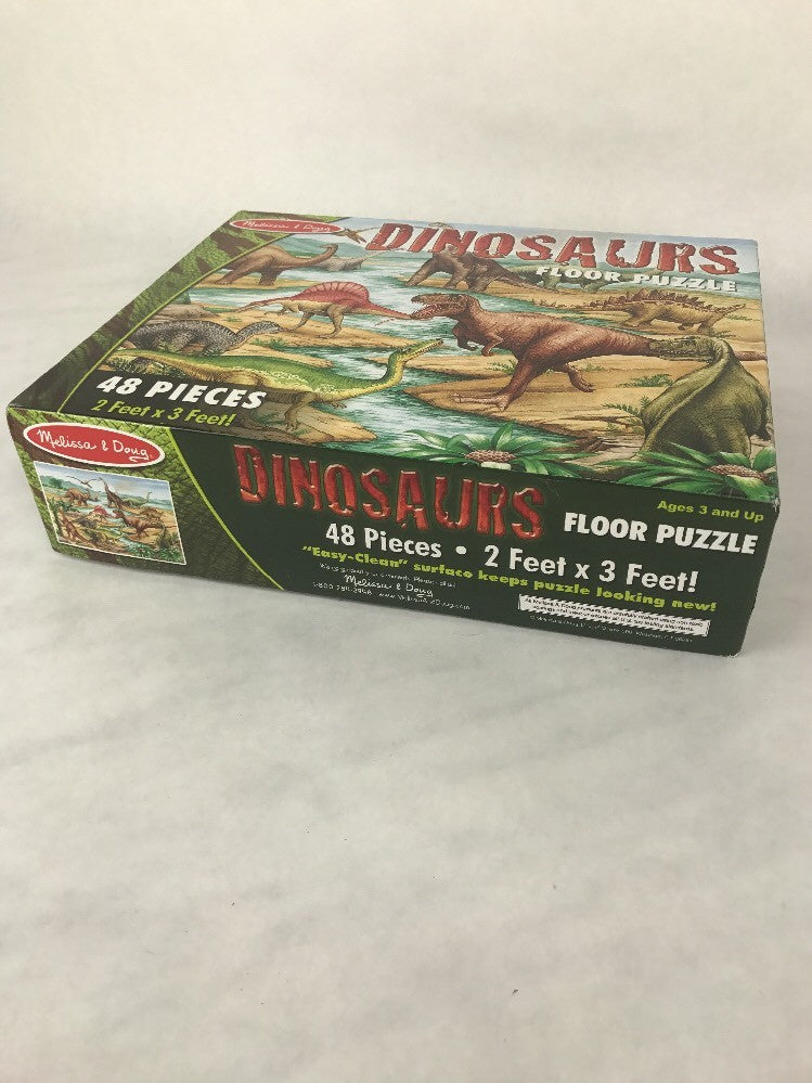 Melissa & Doug Dinosaurs Jumbo Jigsaw Floor Puzzle (48 pcs, 2 x 3 feet)