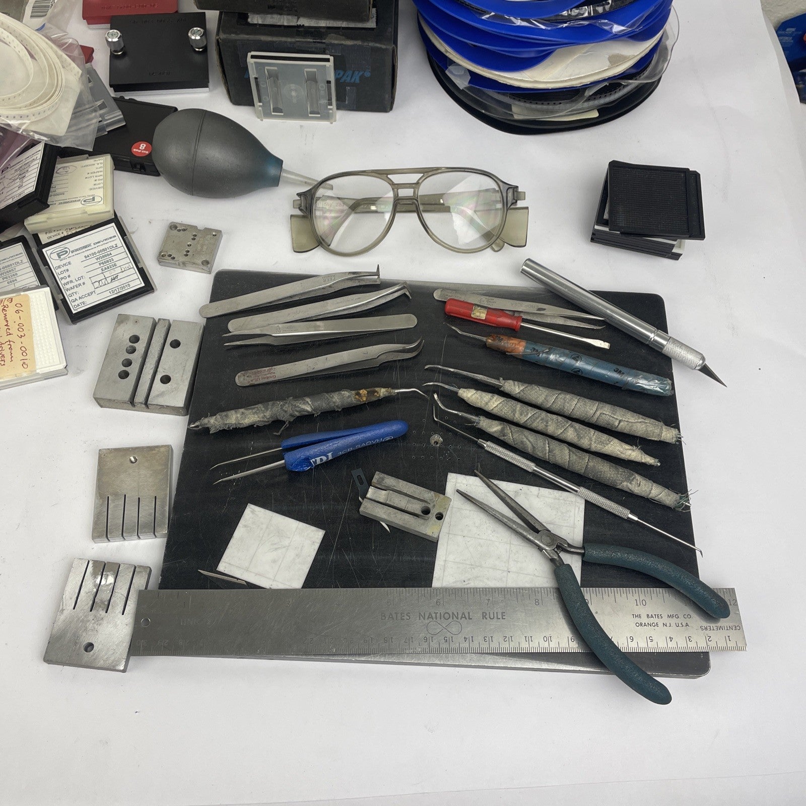 Huge Lot: Digi-Key Coilcraft Inductors Tantalum SMT Caps Xicon Wire Tools Plates