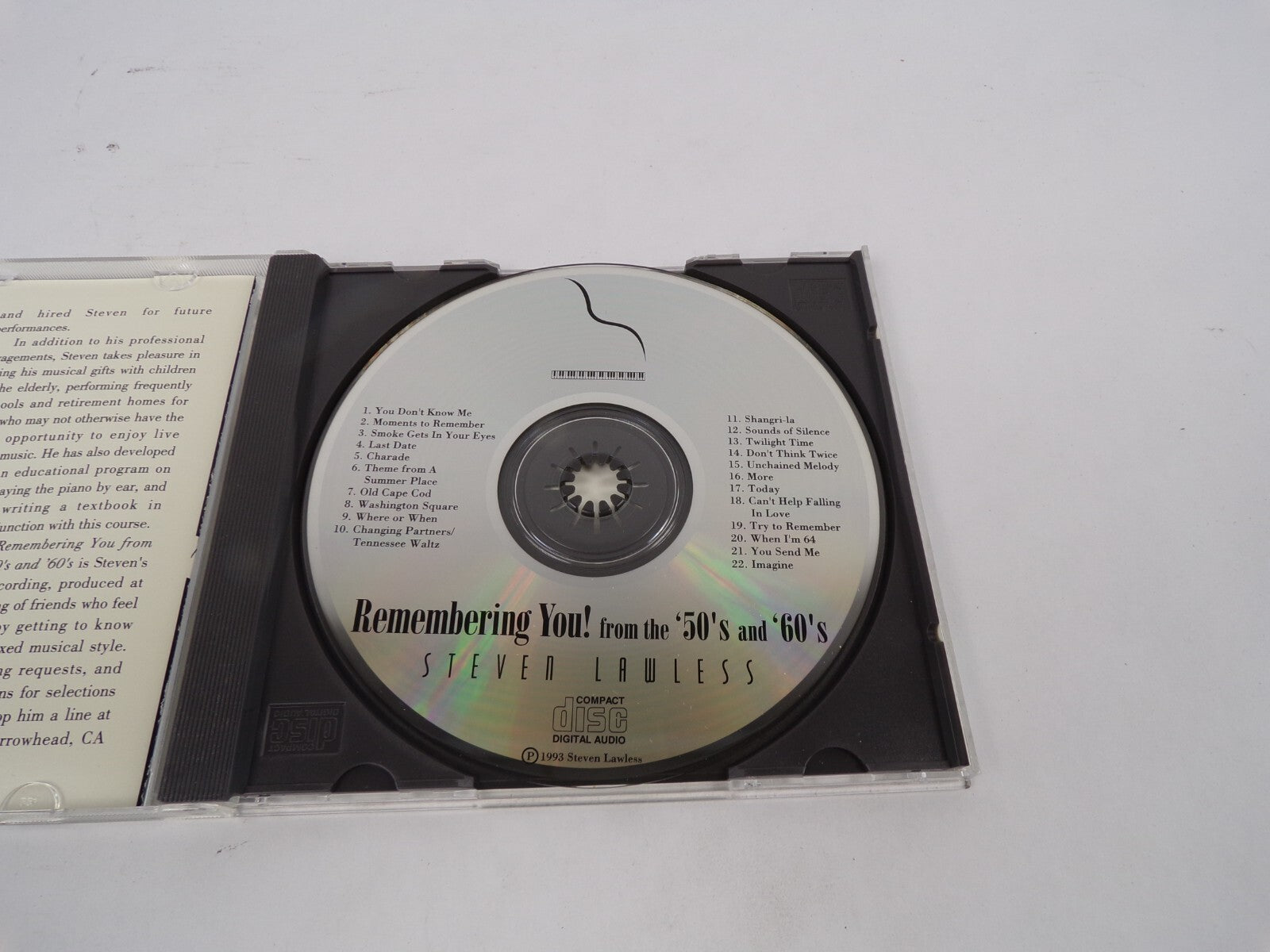 Remembering You Steven Lawless You Dont Know Me Old Cape Cod Twilight TimeCD#67