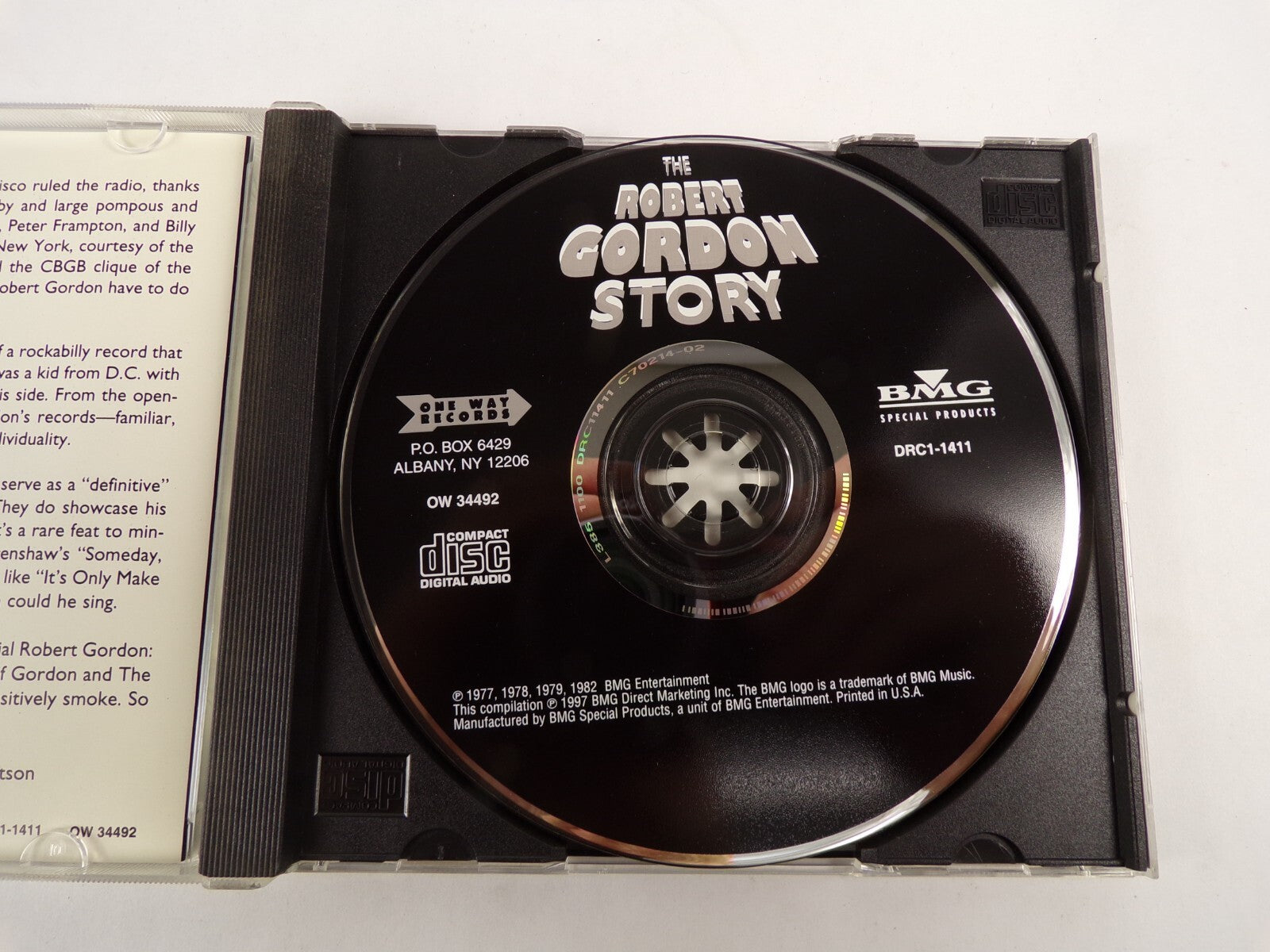 The Robert Gordon Story Black Slacks red Hot Fire CD#49