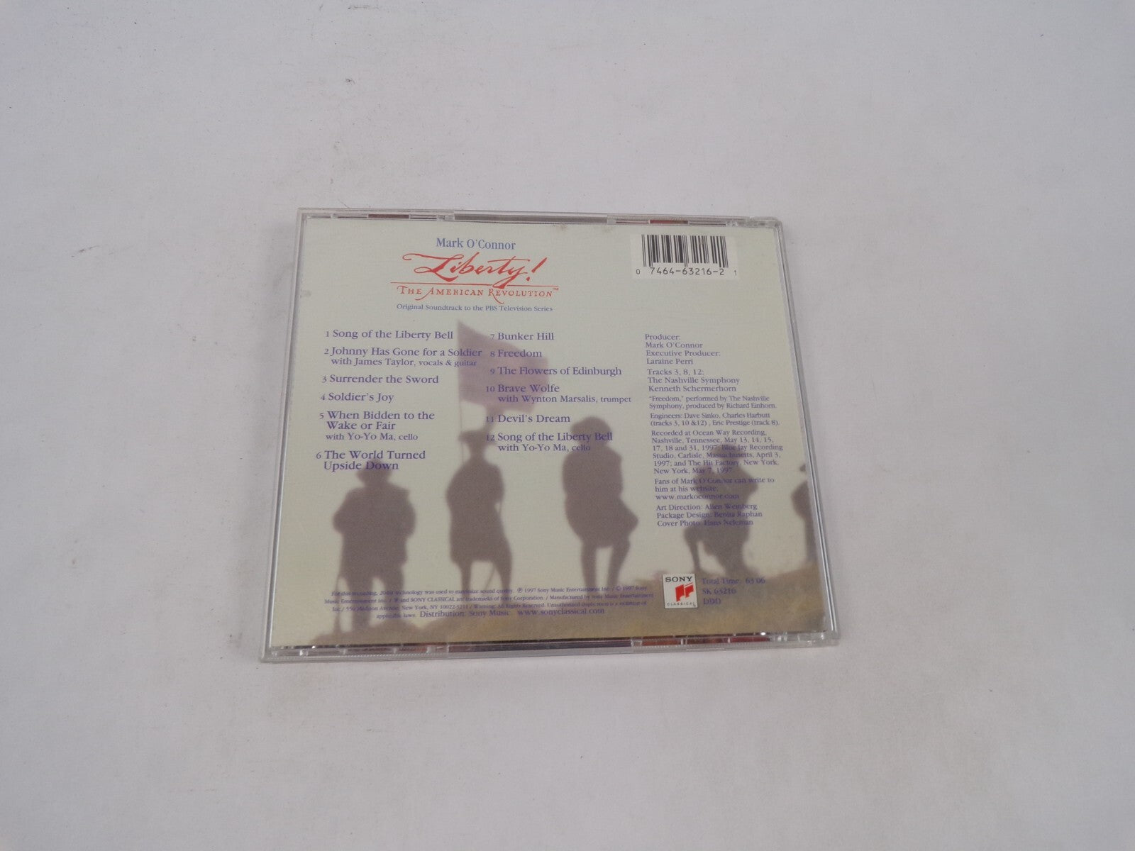 Mark O'Connor Liberty! With Yo-Yo Ma Wynton Marsalis James Taylor As Seen CD#71