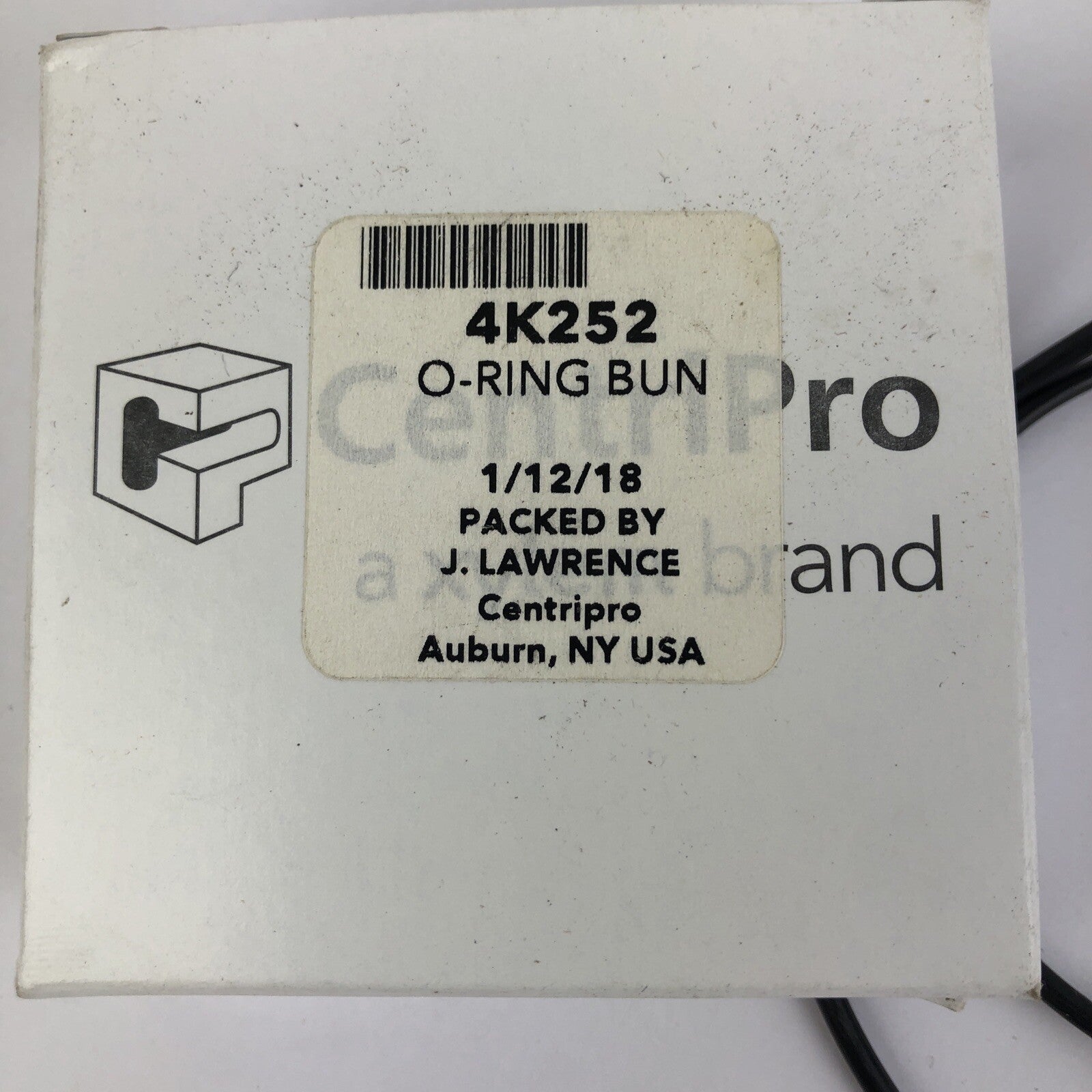 Centripro 4K252 O-Ring Bun NIB Black appx. 55cm 17cm dia.