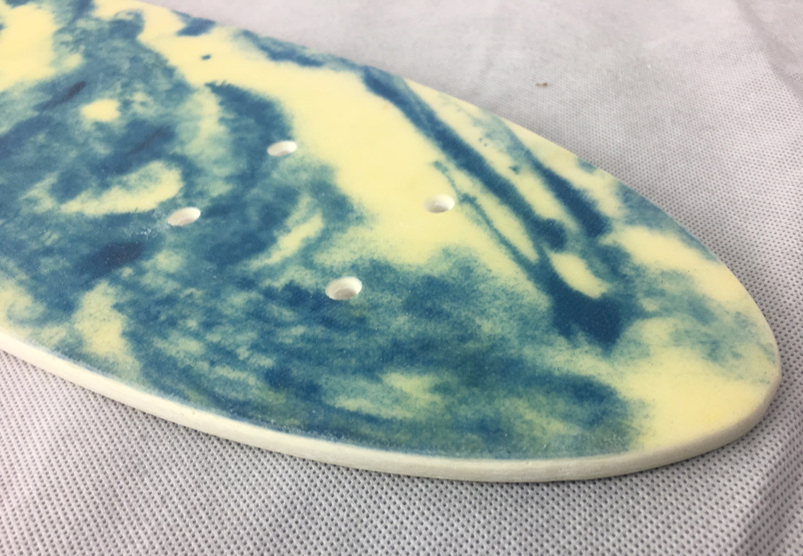 Vintage NOS 1970s MPI Old School Skateboard Deck Fiberglass Kicktail 6.5" x 25"