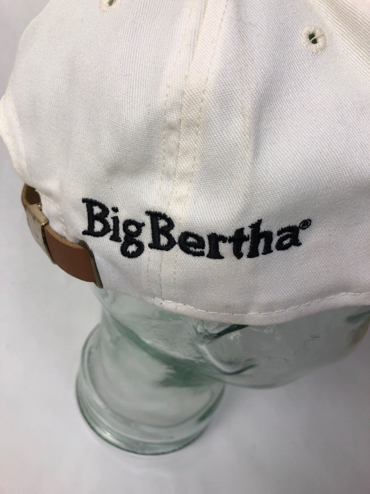 Vintage White Callaway Big Bertha Golf Hat RARE 1980's w Signatures Signed By ?