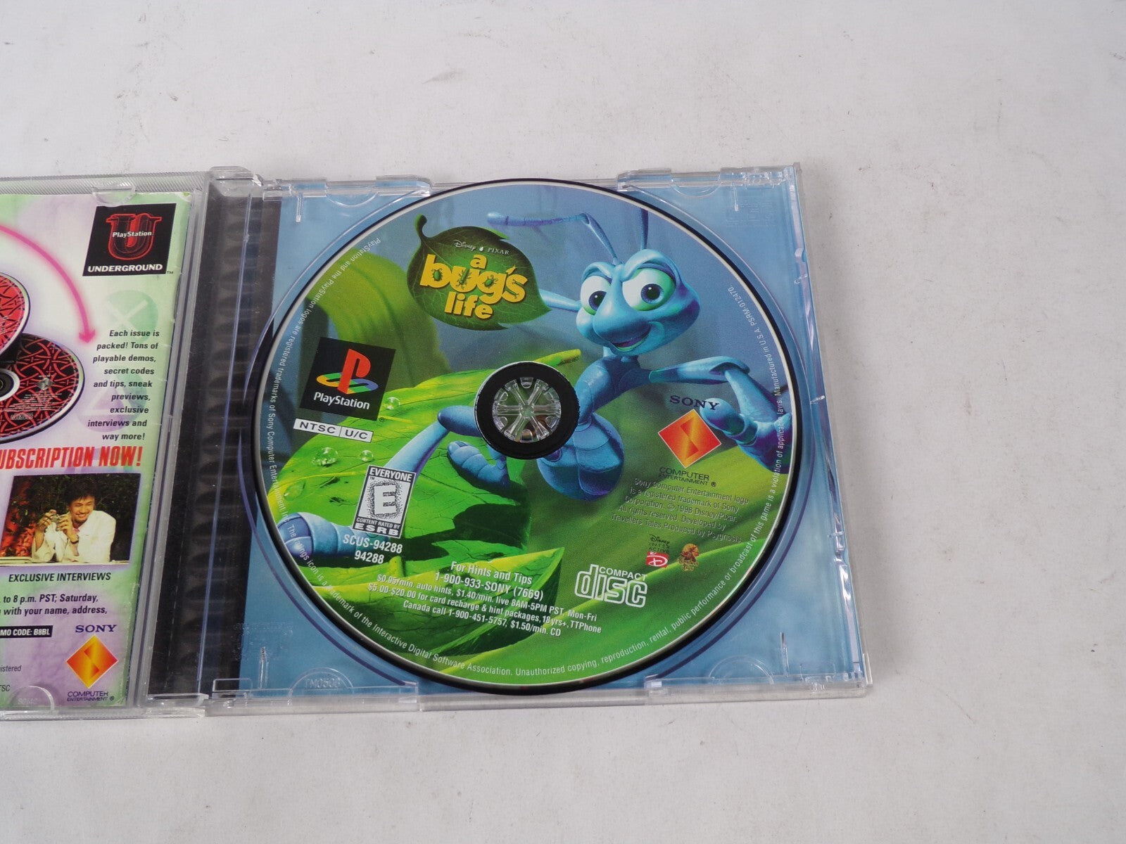 Playstration A Bugs Life Relieve The Feeling From The Feature Film In This CD#41
