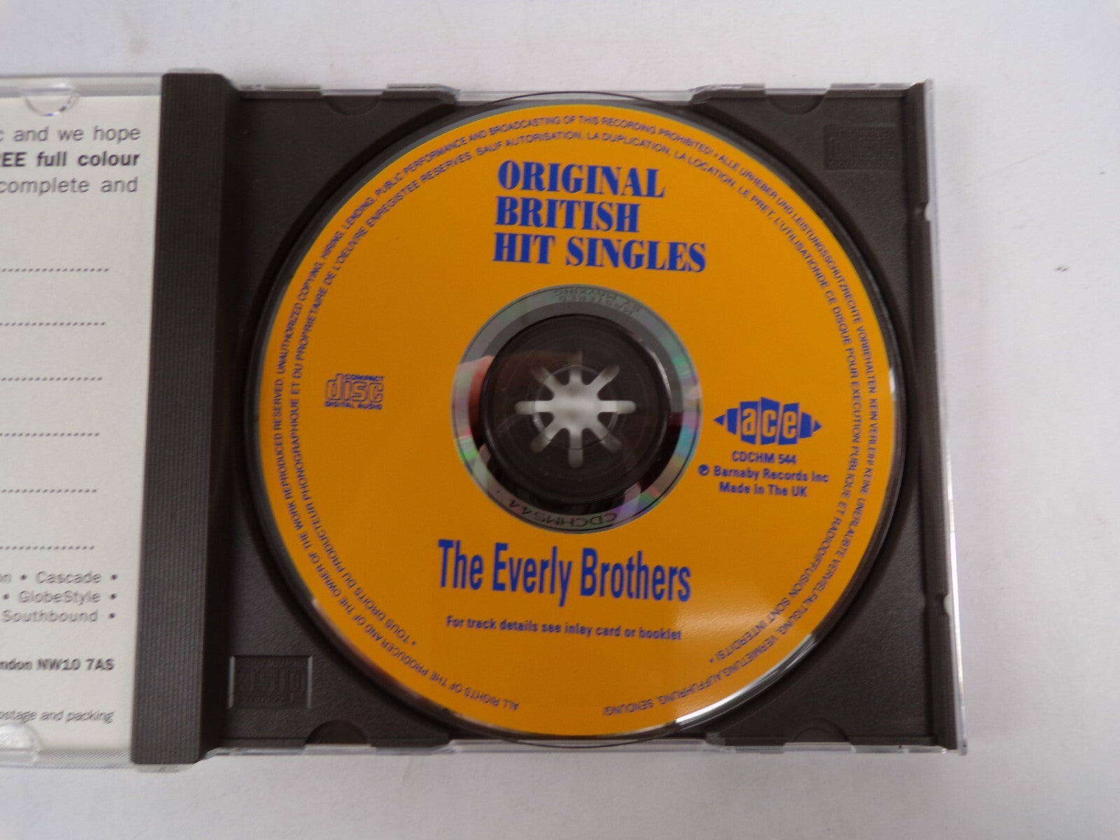 The Everly Brothers Original British Hit Singles CD #31