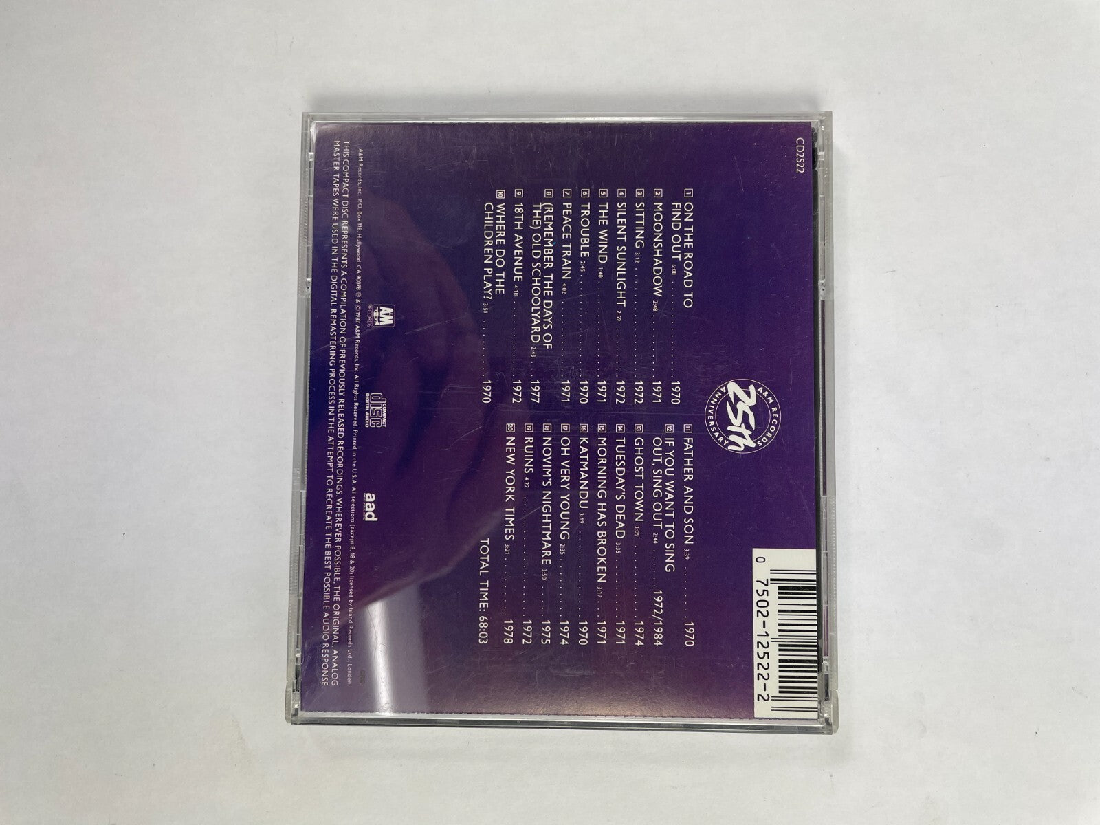 Cat Stevens Classics Sitting Trouble Peace Train Ruins New York Times CD#72