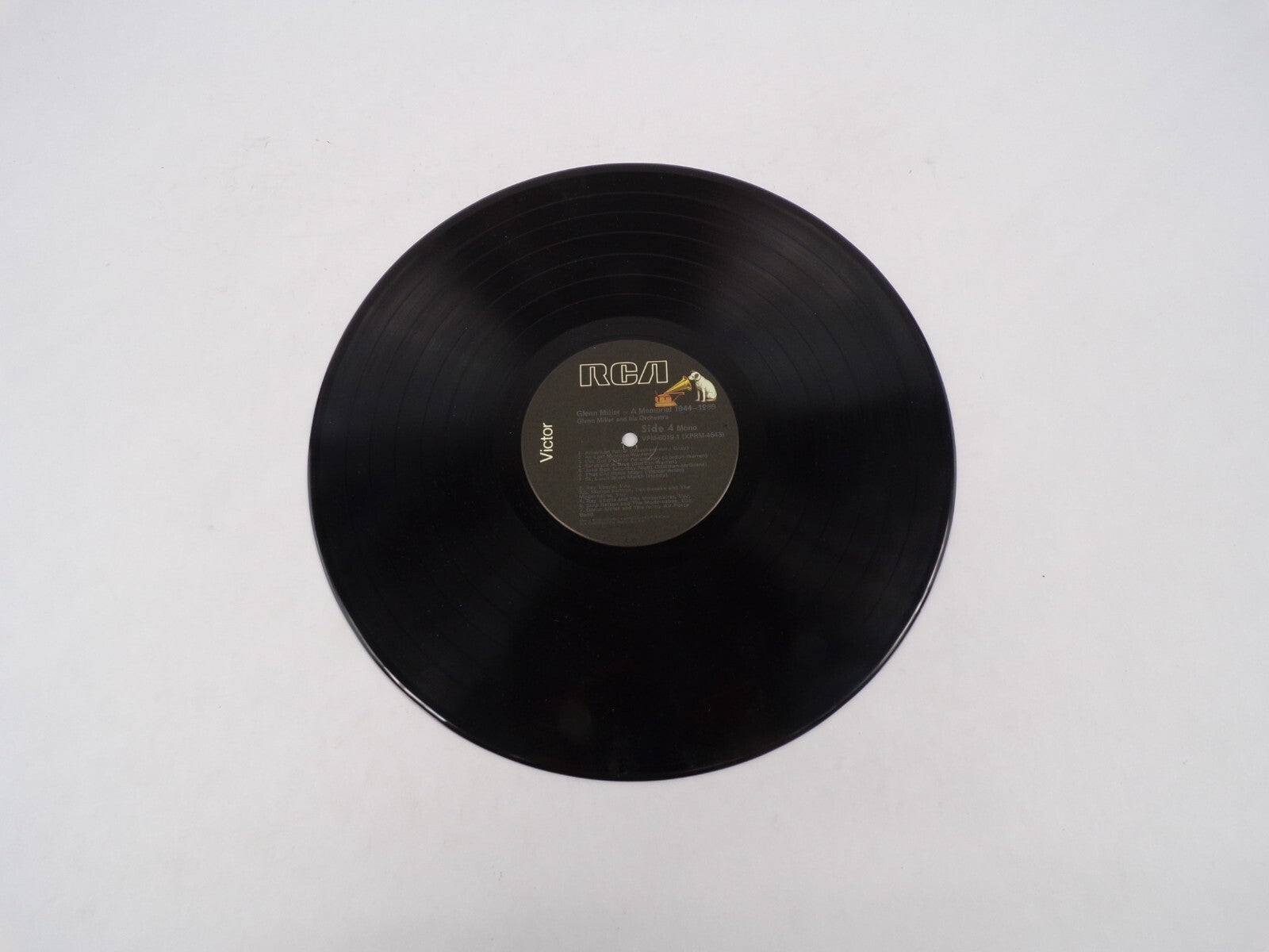 Glenn Miller A Memorial At Last American Patrol Seranade In Blue Vinyl Record