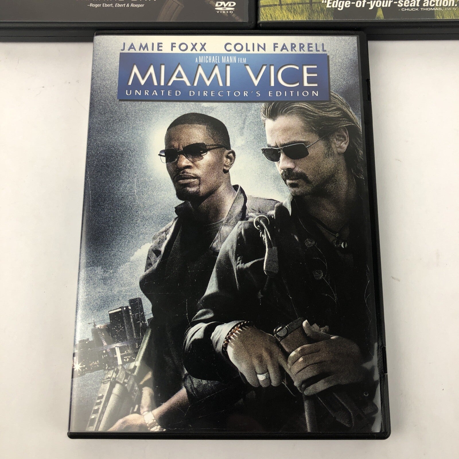 Action Lot 3 of DVD’s Miami Vice , S.W.A.T Collin Farrell, Shooter Mark Wahlburg