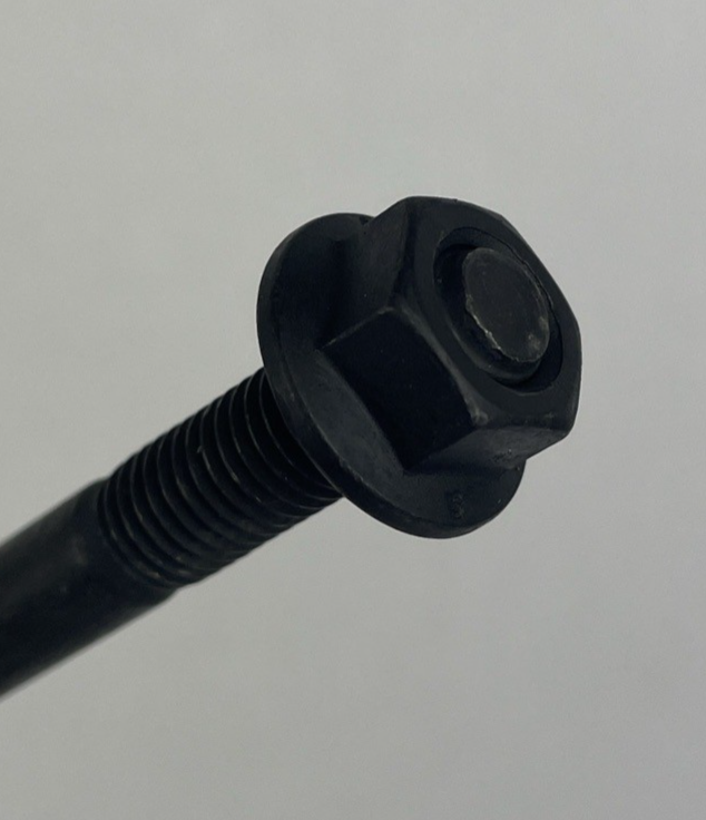 10 x Class 10.9 M10-1.50 Flange Bolt, Black Phosphate Steel 170 mm 7" w Hex Nut