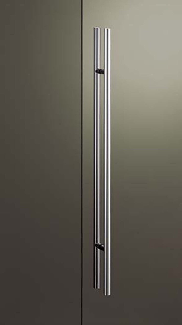 Elmes Door 47" Pull Polished Brush Stainless steel Handles 2 Pack