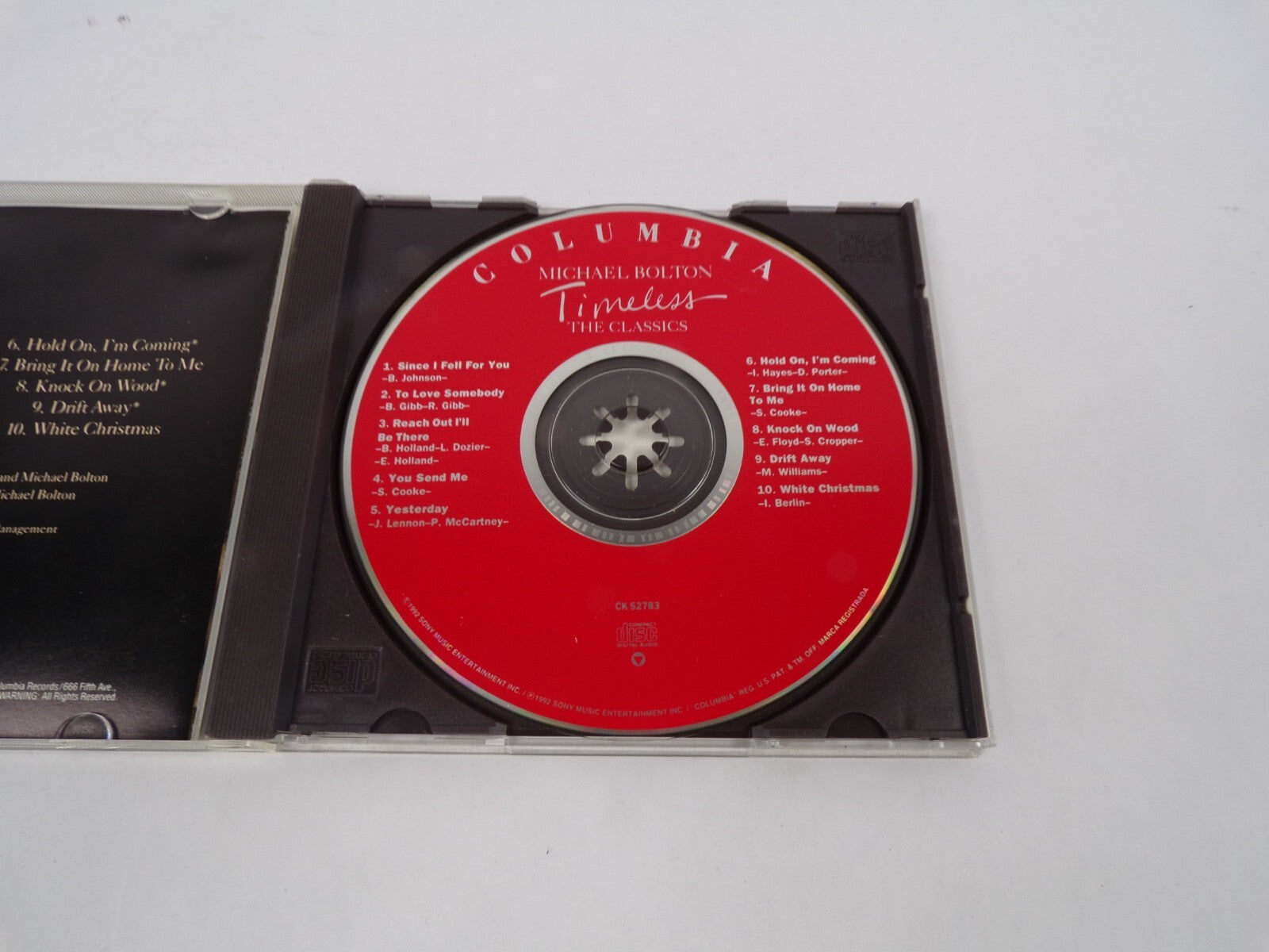 Michael Bolton Timeless The Classics Since I Fell For You To Love Somebody CD#67