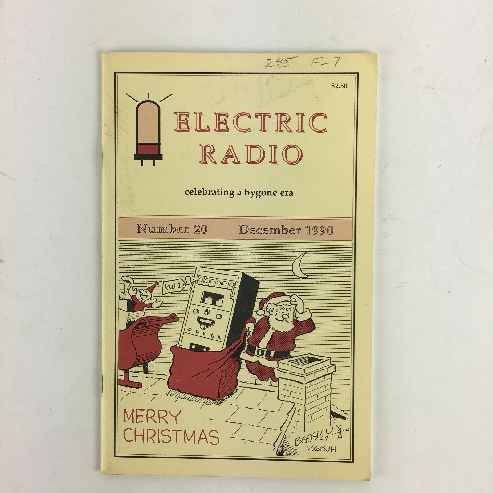 December 1990 Electric Radio Celebrating a bygone era Magazine Merry Christmas