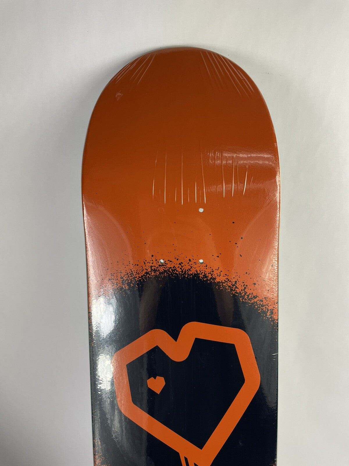 BLUEPRINT skateboards deck 8” RARE quality Spray Heart Orange OG