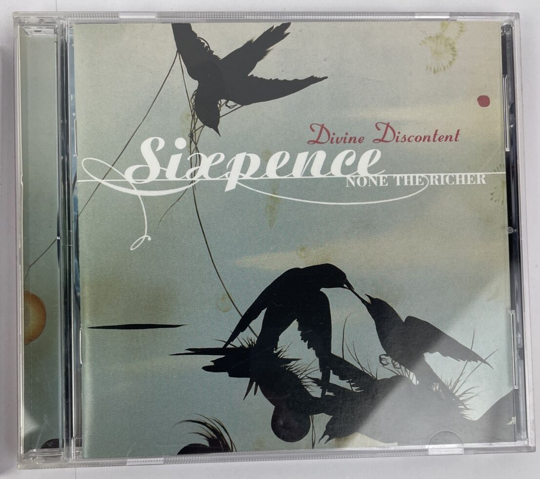 2 x SIXPENCE NONE THE RICHER CD - Devine Discontent + Fatherless and the Widow S