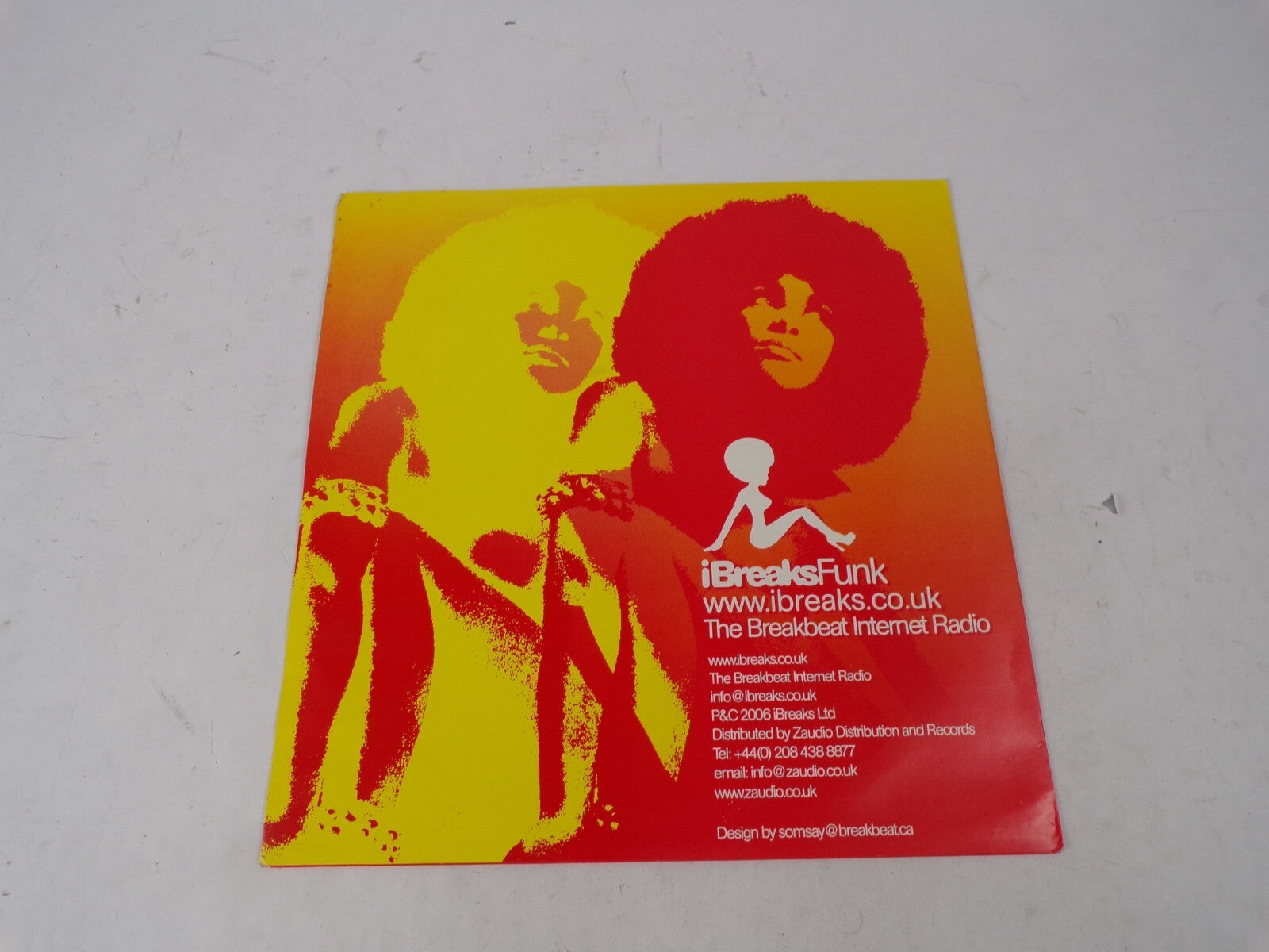 iBreaks Funk 001 Deibeat "Time To Rock" Drumatic Twins Remix Vinyl Record