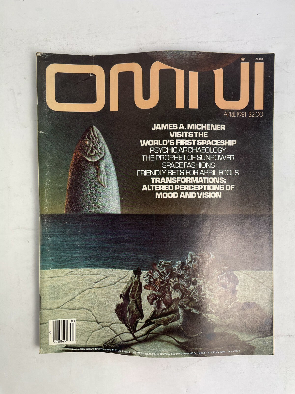 April 1981 Omni Magazine Worlds First Spaceship Transformations Mood And Vision
