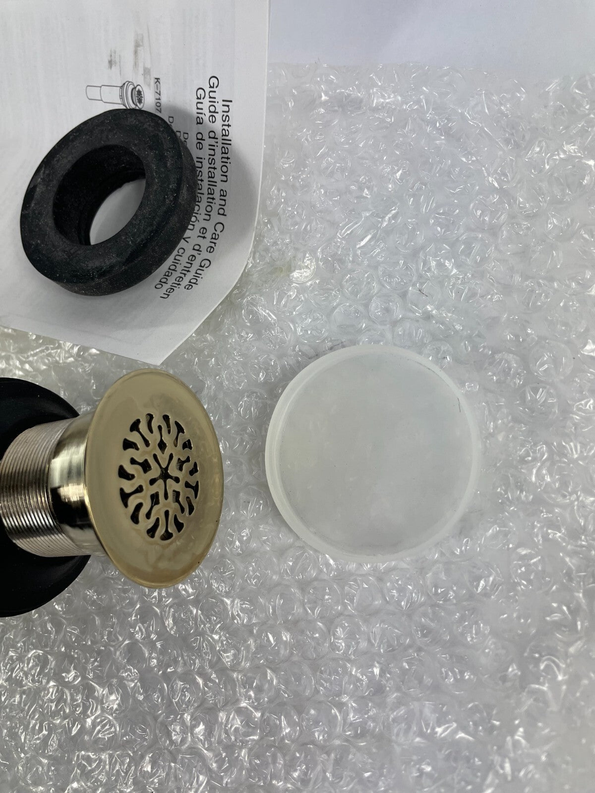 Kohler 7108-AF decorative solid brass lavatory drain